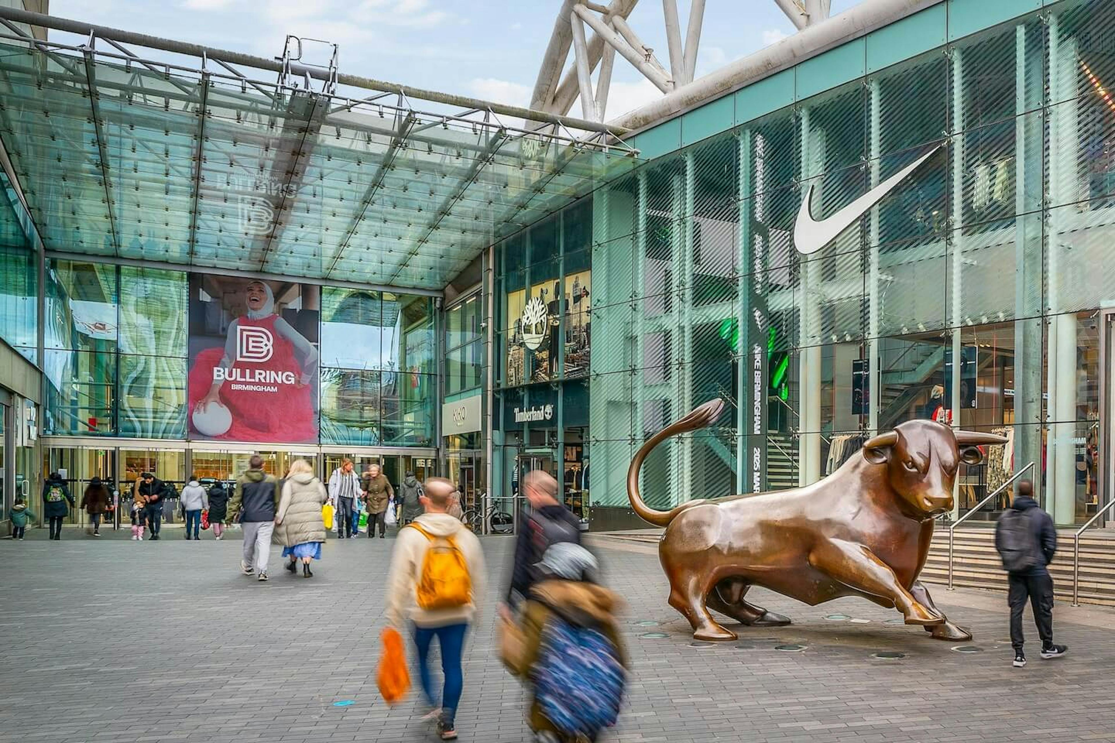 Bullring Bull and Shops