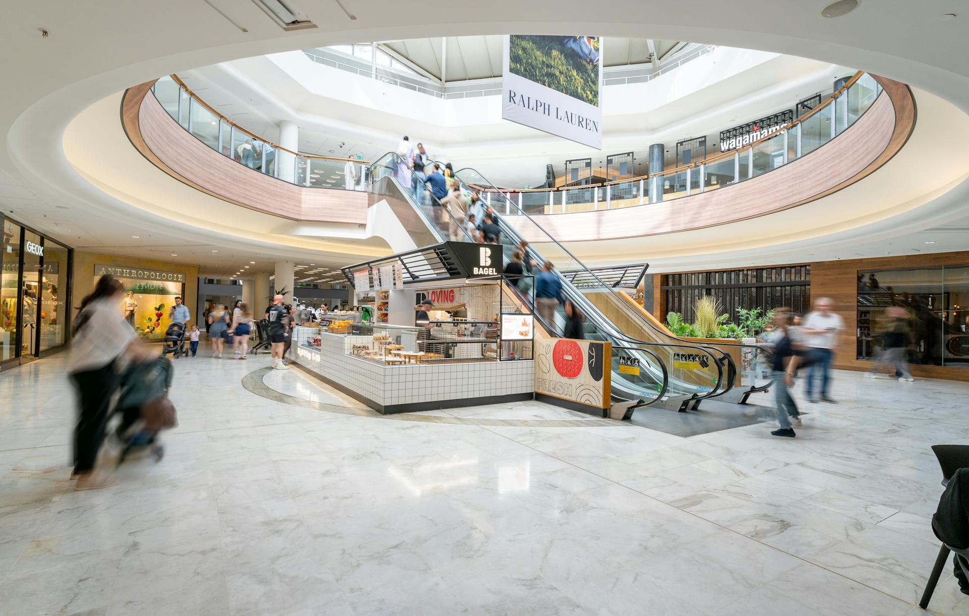 an image of brent cross from the inside