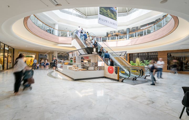 an image of brent cross from the inside