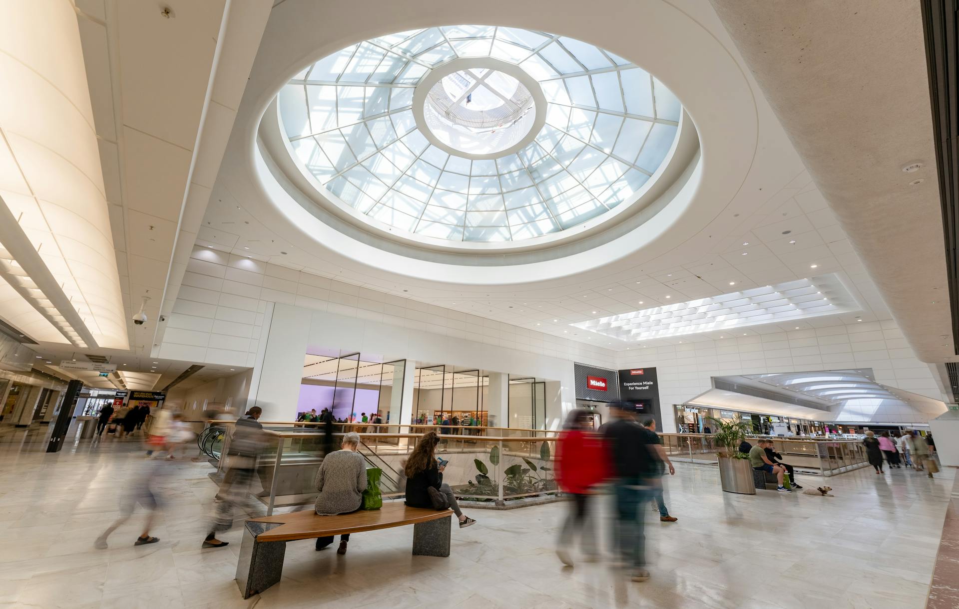 an image of brent cross from the inside