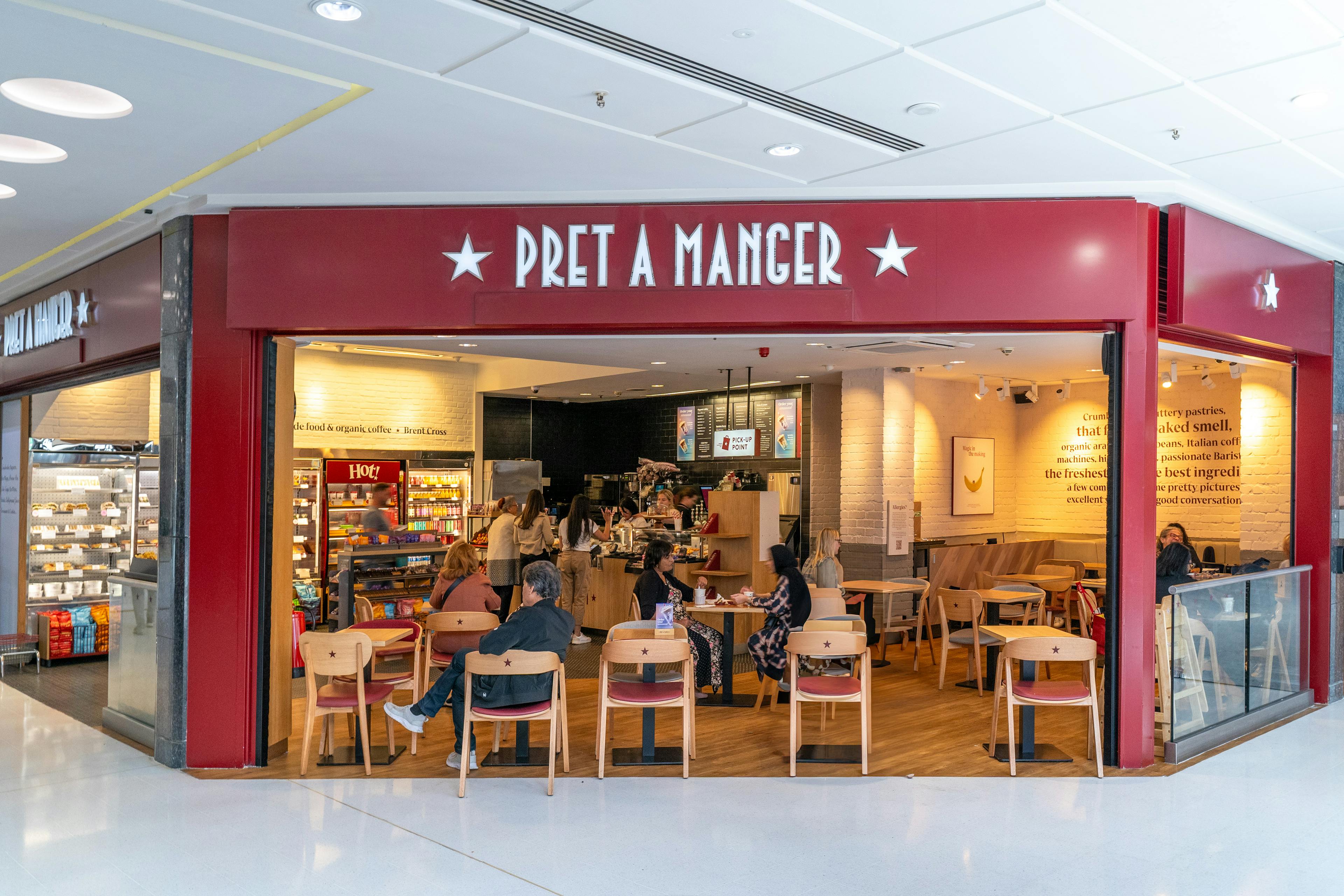 pret a manger at brent cross