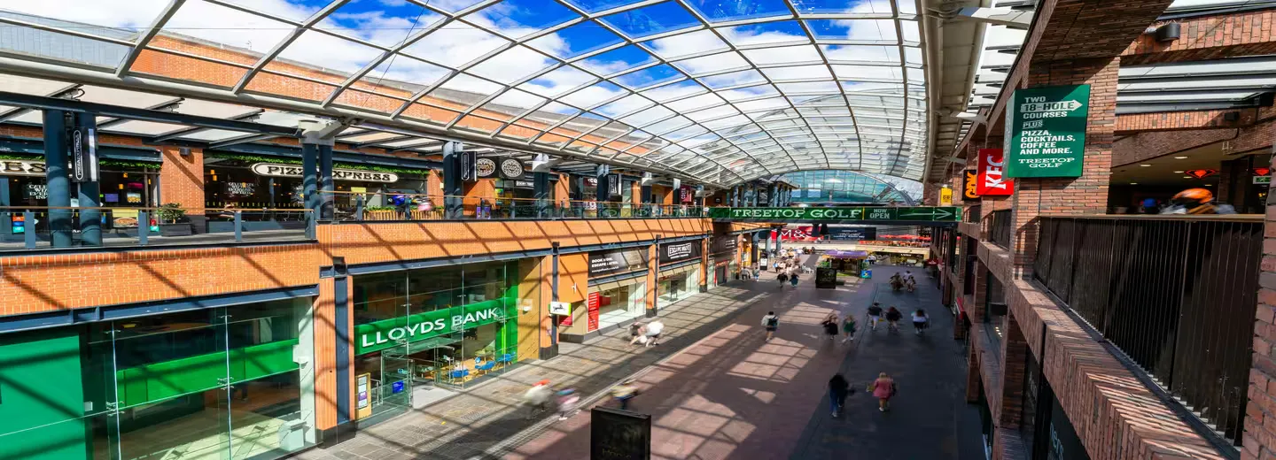 an image of cabot circus from the inside