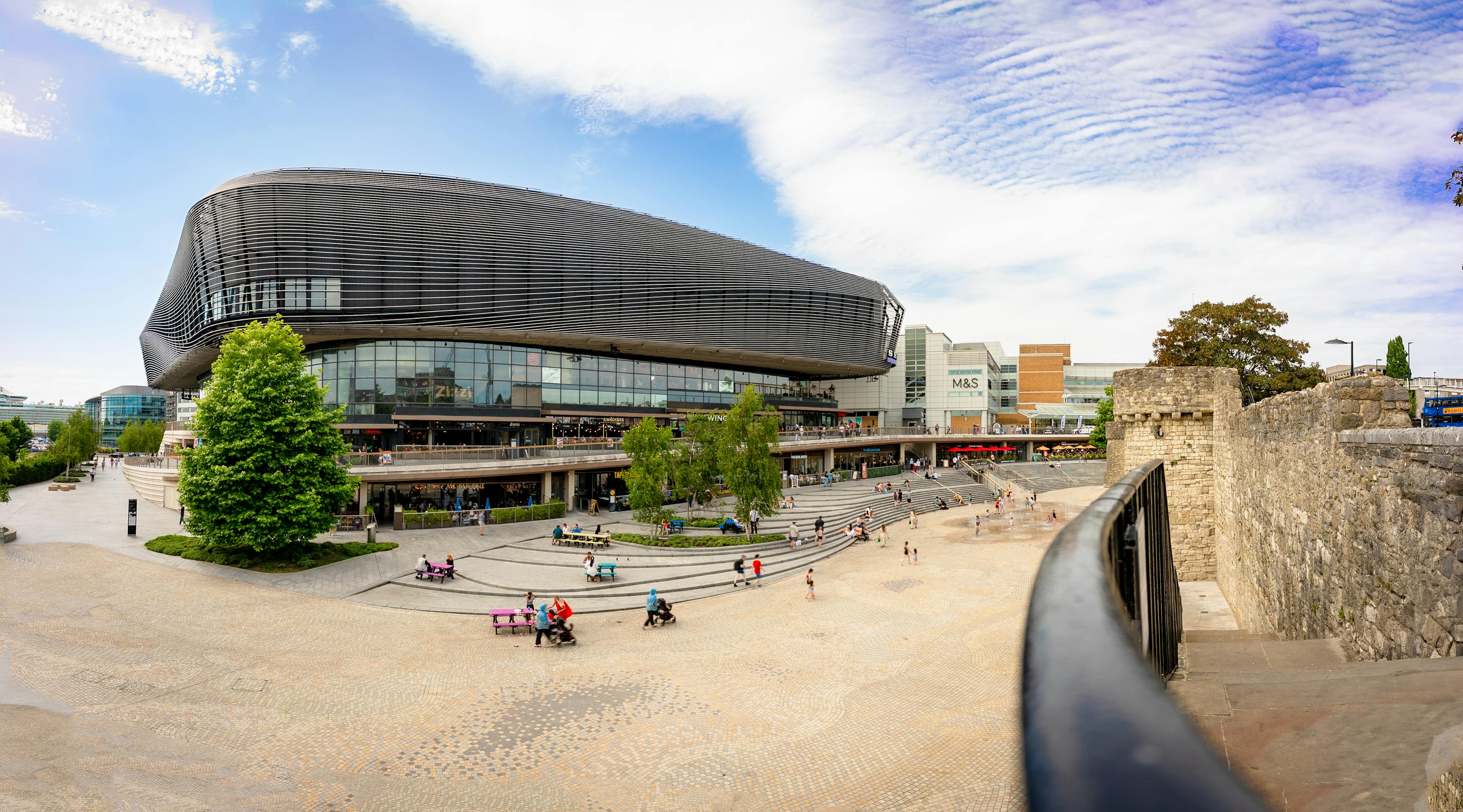Outside Shopping center