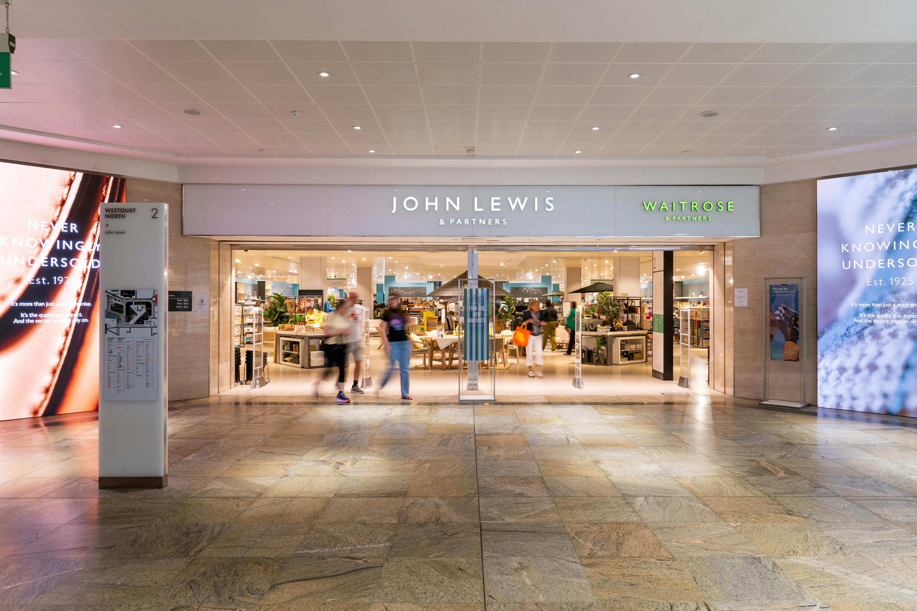 John Lewis Storefront Westquay