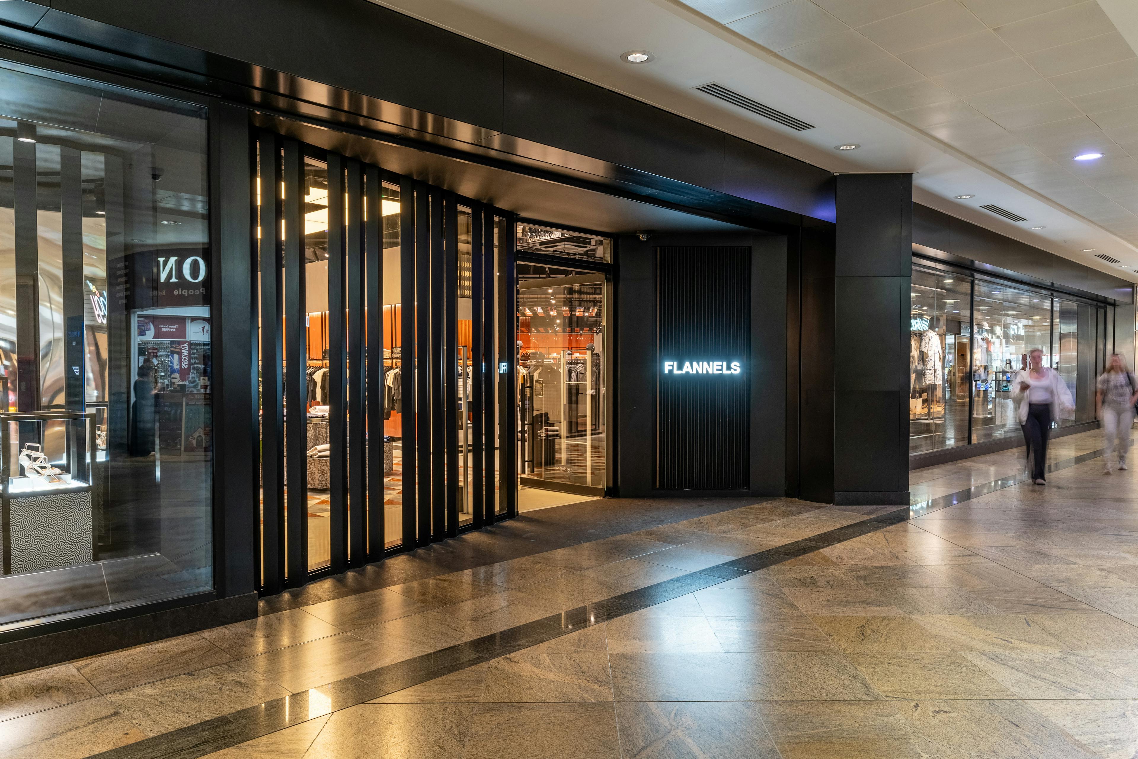 Flannels Storefront at Westquay