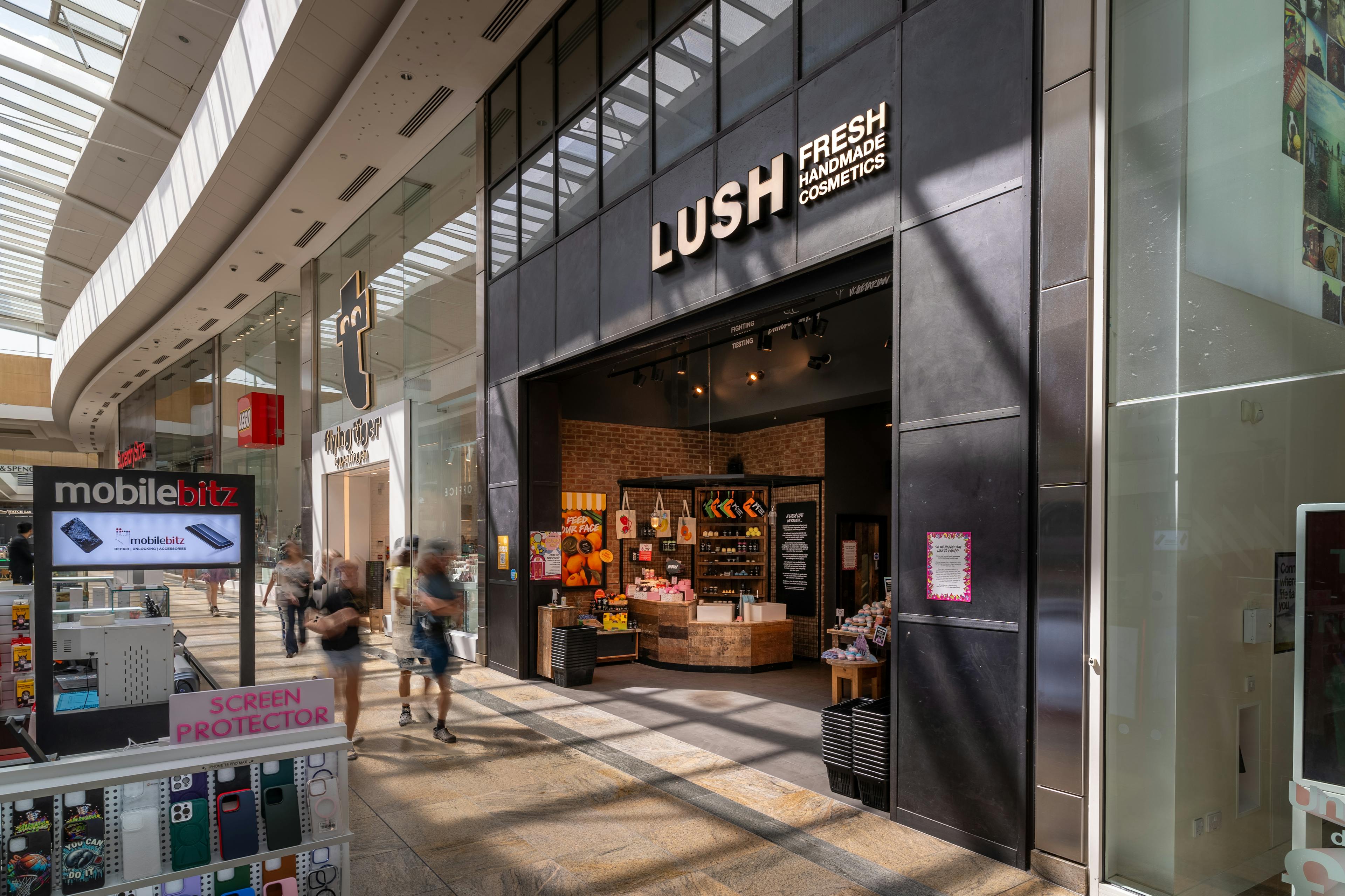 Lush Cosmetics Storefront at Westquay