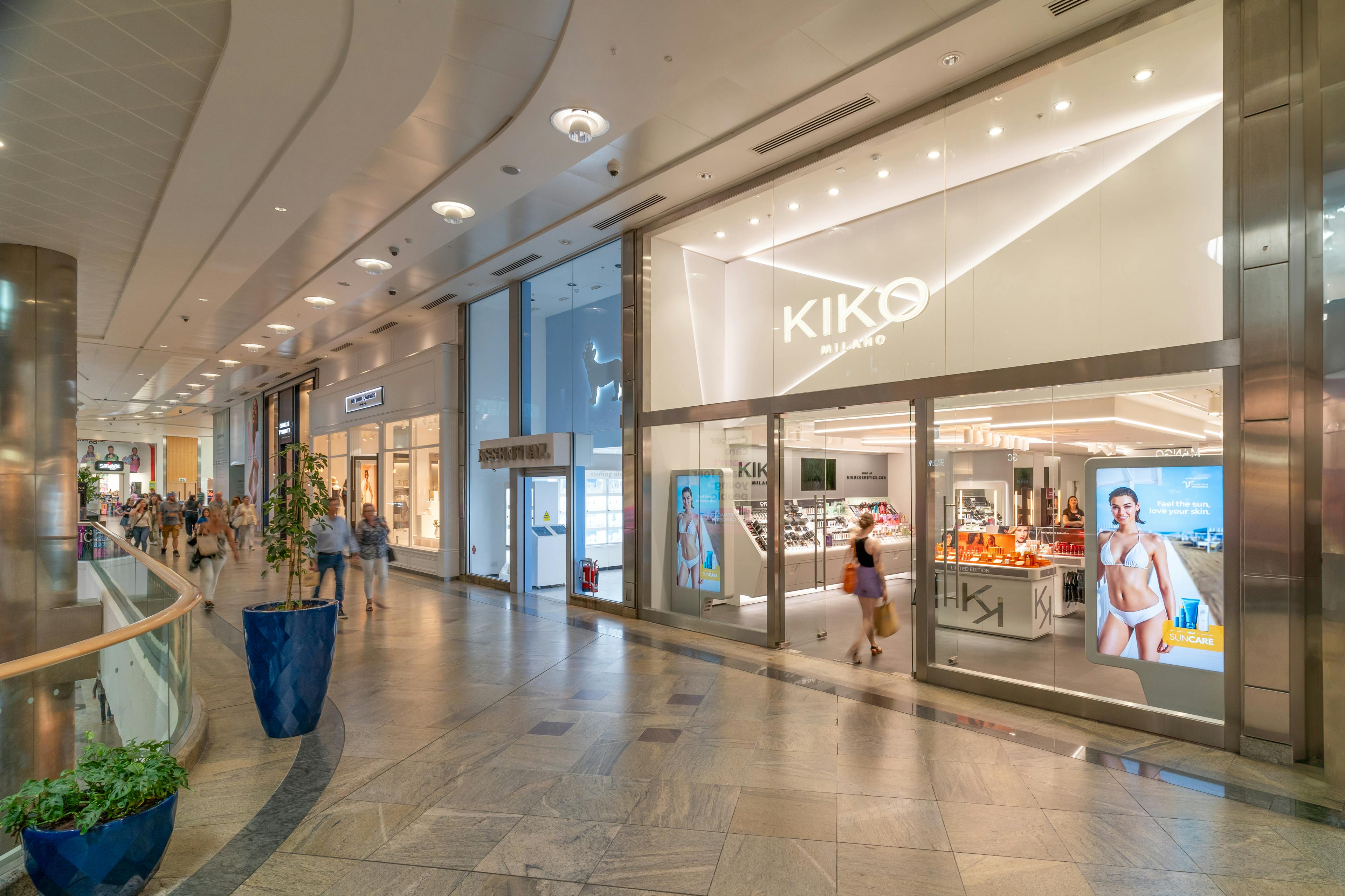 Kiko Milano Storefront at Westquay
