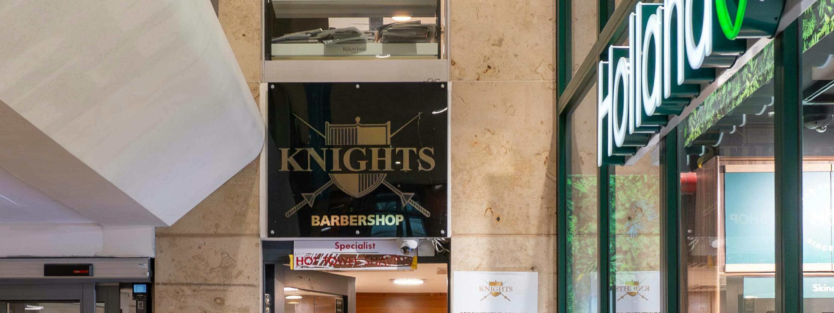Knights Barbers in Dublin, Dundrum Town Centre