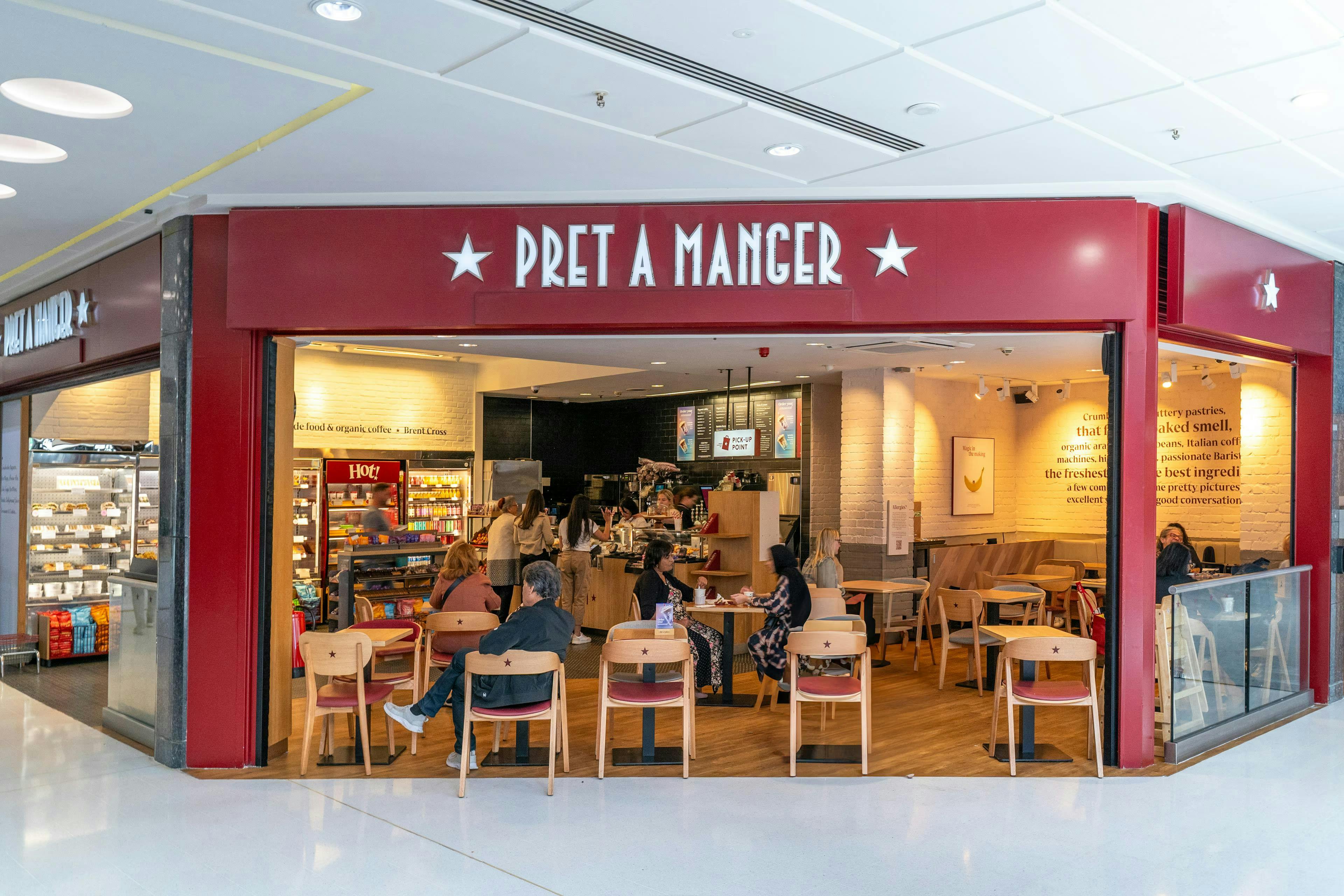 pret a manger at brent cross
