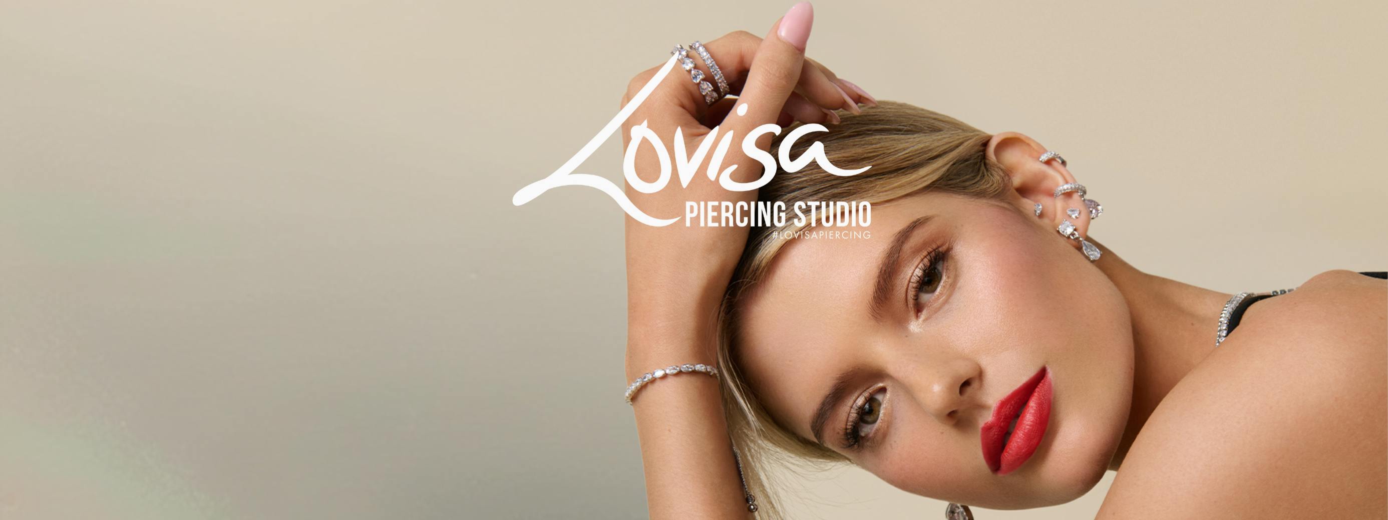 lovisa ear piercing services banner
