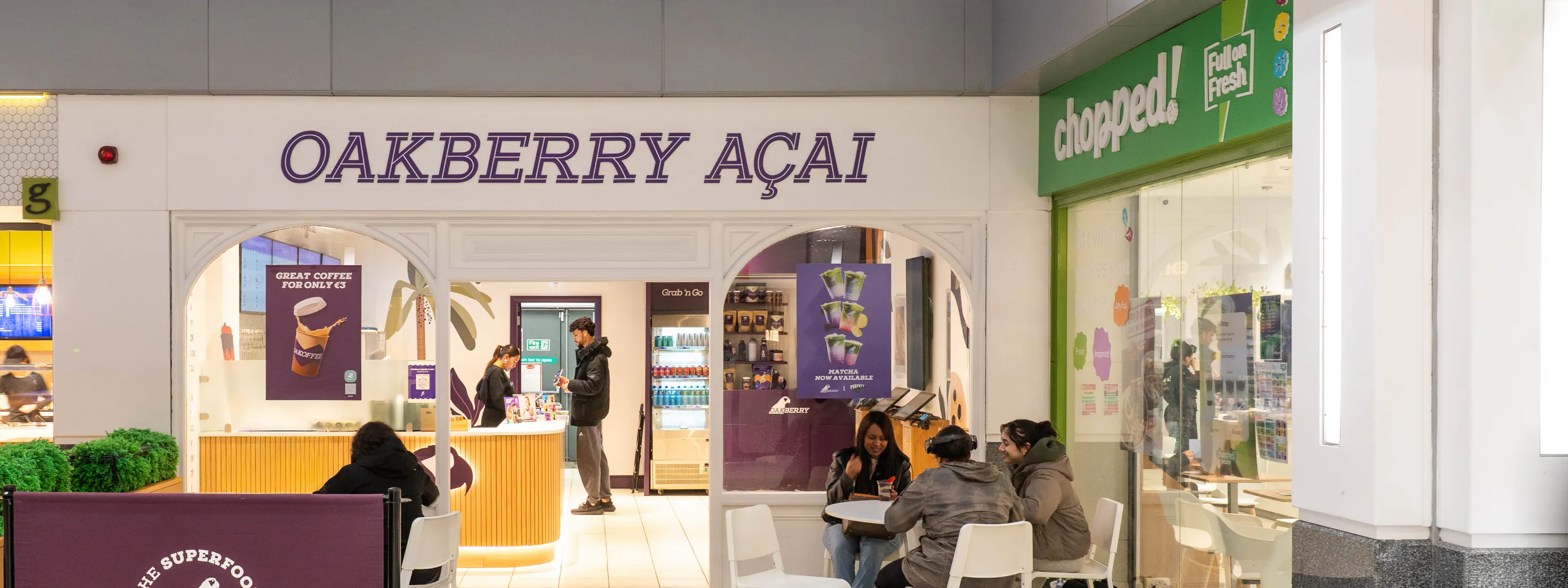 Oakberry in Dublin | The Ilac Shopping Centre