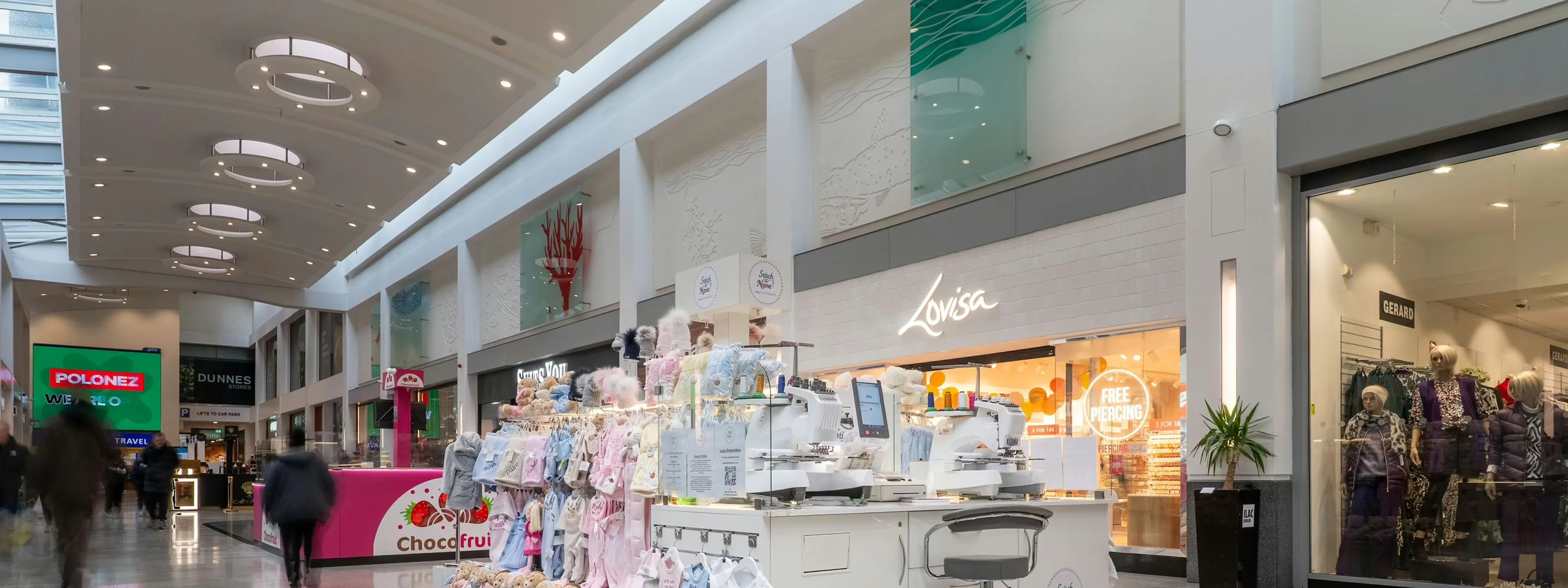 Stitch-a-Name in Dublin | The Ilac Shopping Centre