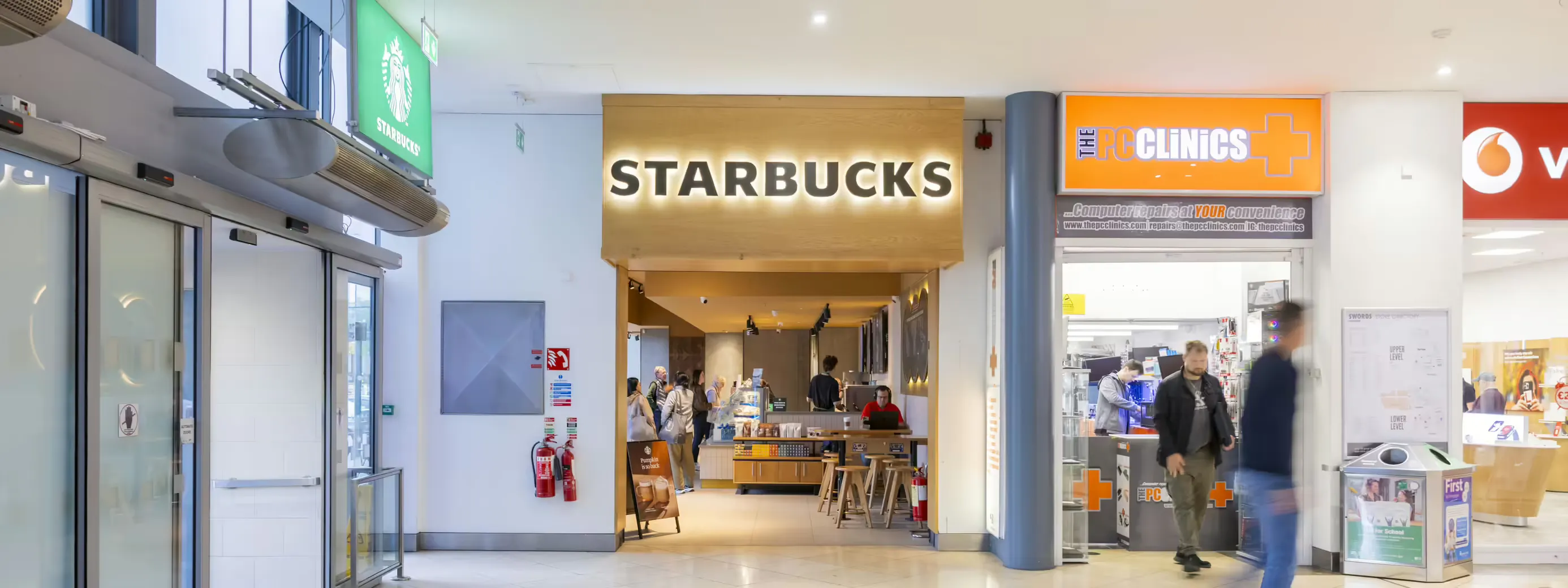 Starbucks in Pavilions Swords