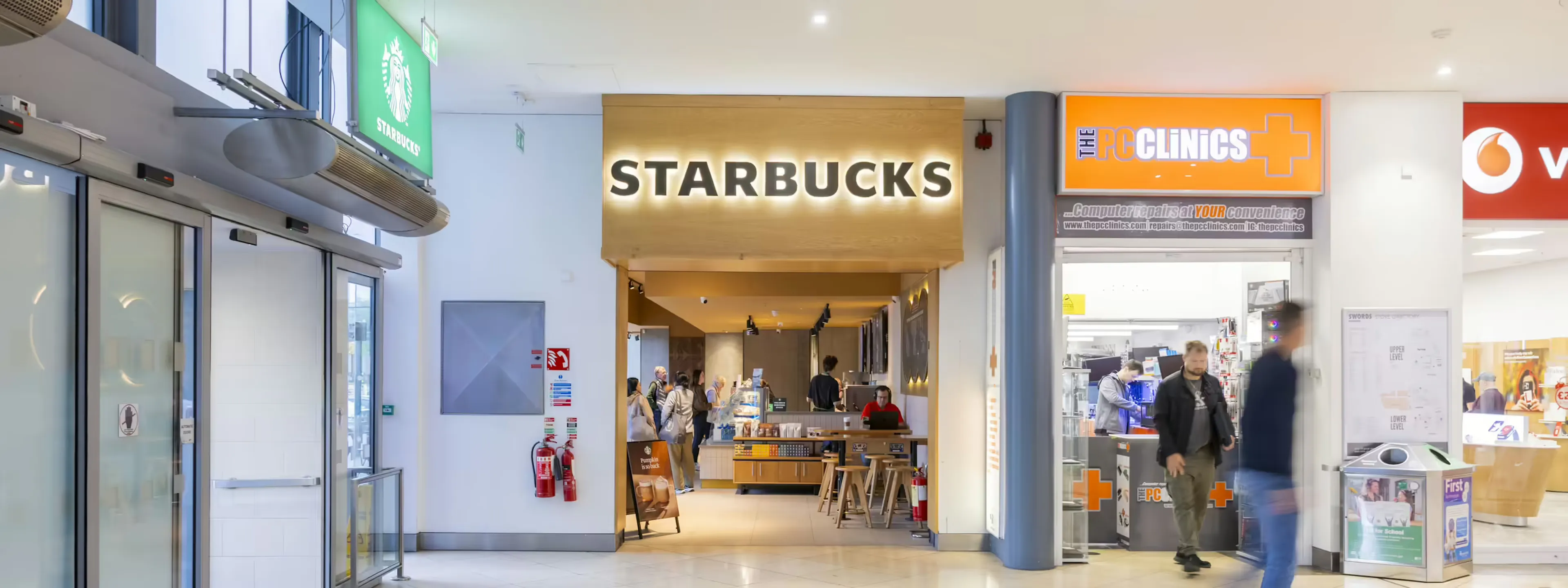 Starbucks in Pavilions Swords