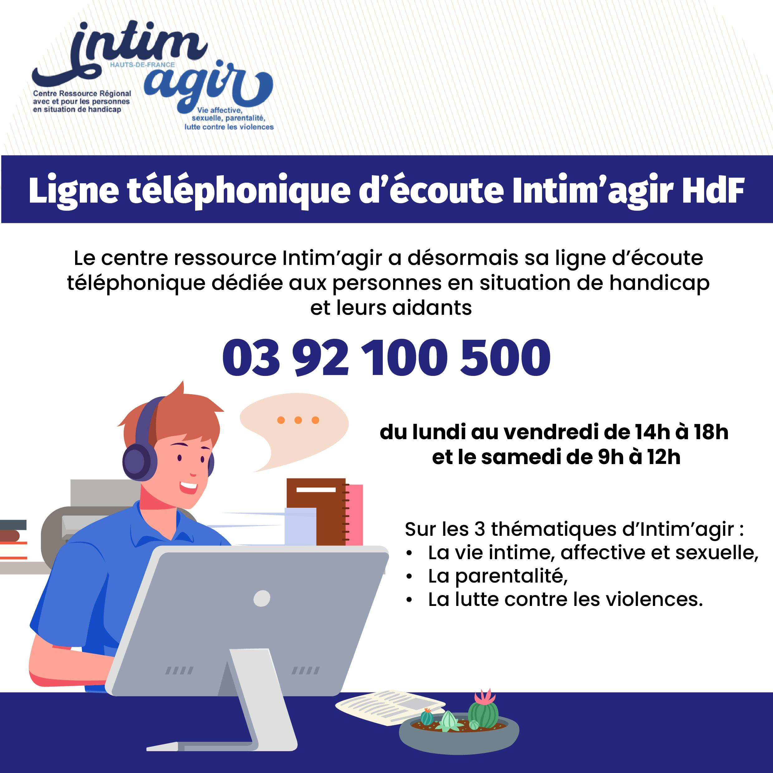 Ligne téléphonique Intimagir