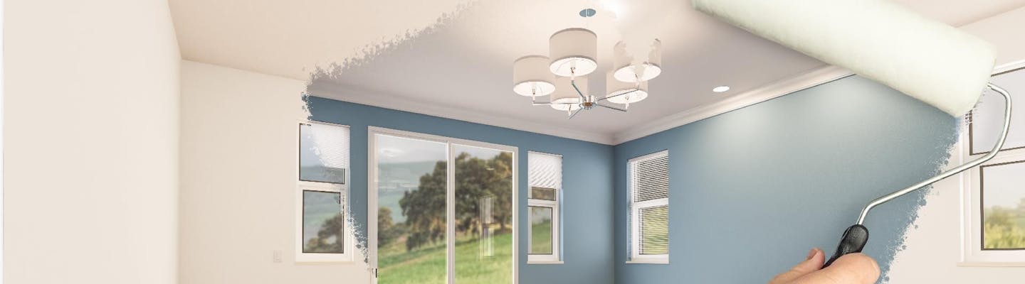 Zu sehen ist ein Beispiel für Malerarbeiten von Peter Hagen aus dem Netzwerk Handwerk Düsseldorf.