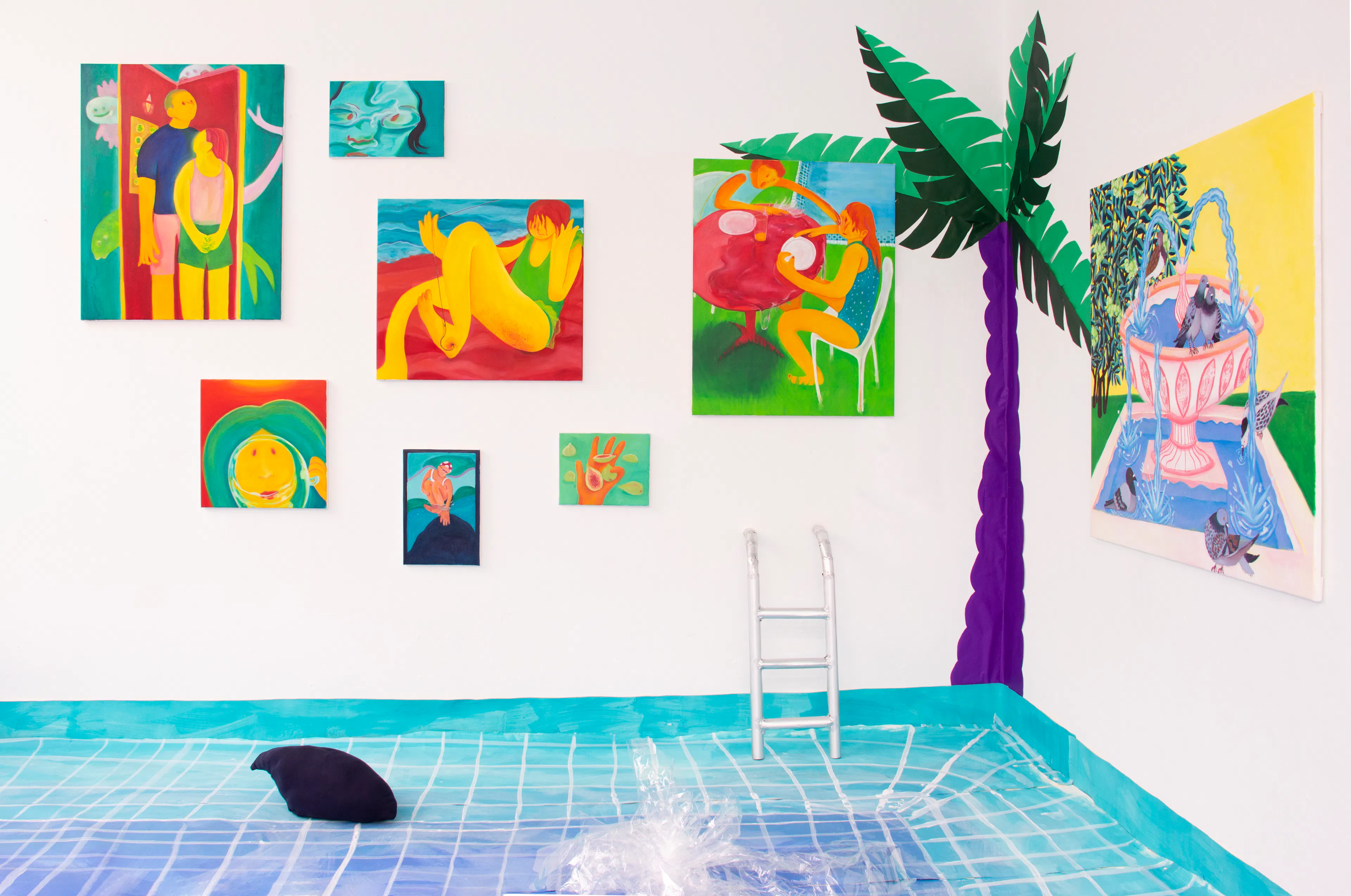 Exhibition view of Domesticated paradise, Super+CENTERCOURT, Munich DE, 28.09-10.10.2021