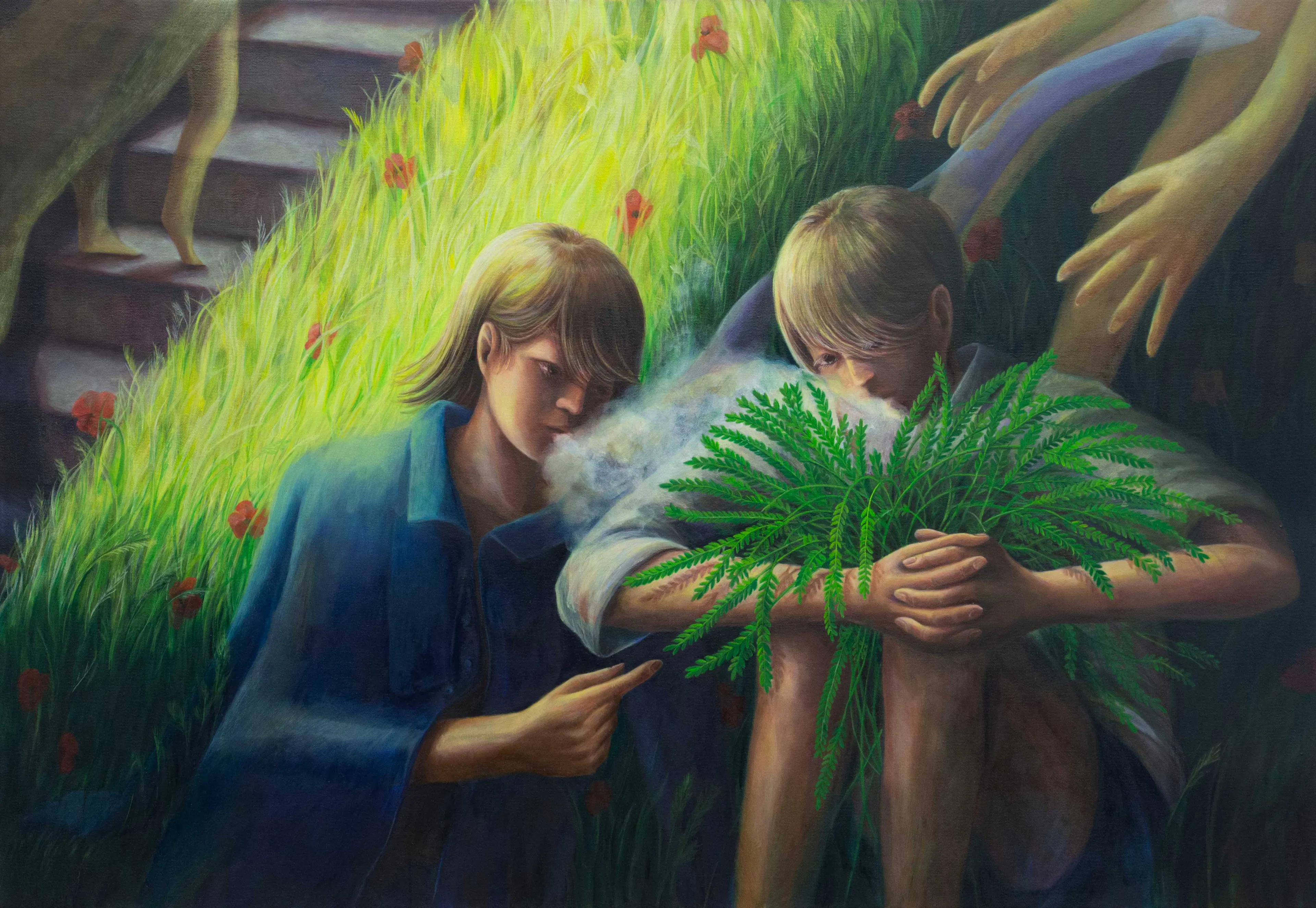Before We Leave,, Oil on canvas, 100 x 145 cm, 2026