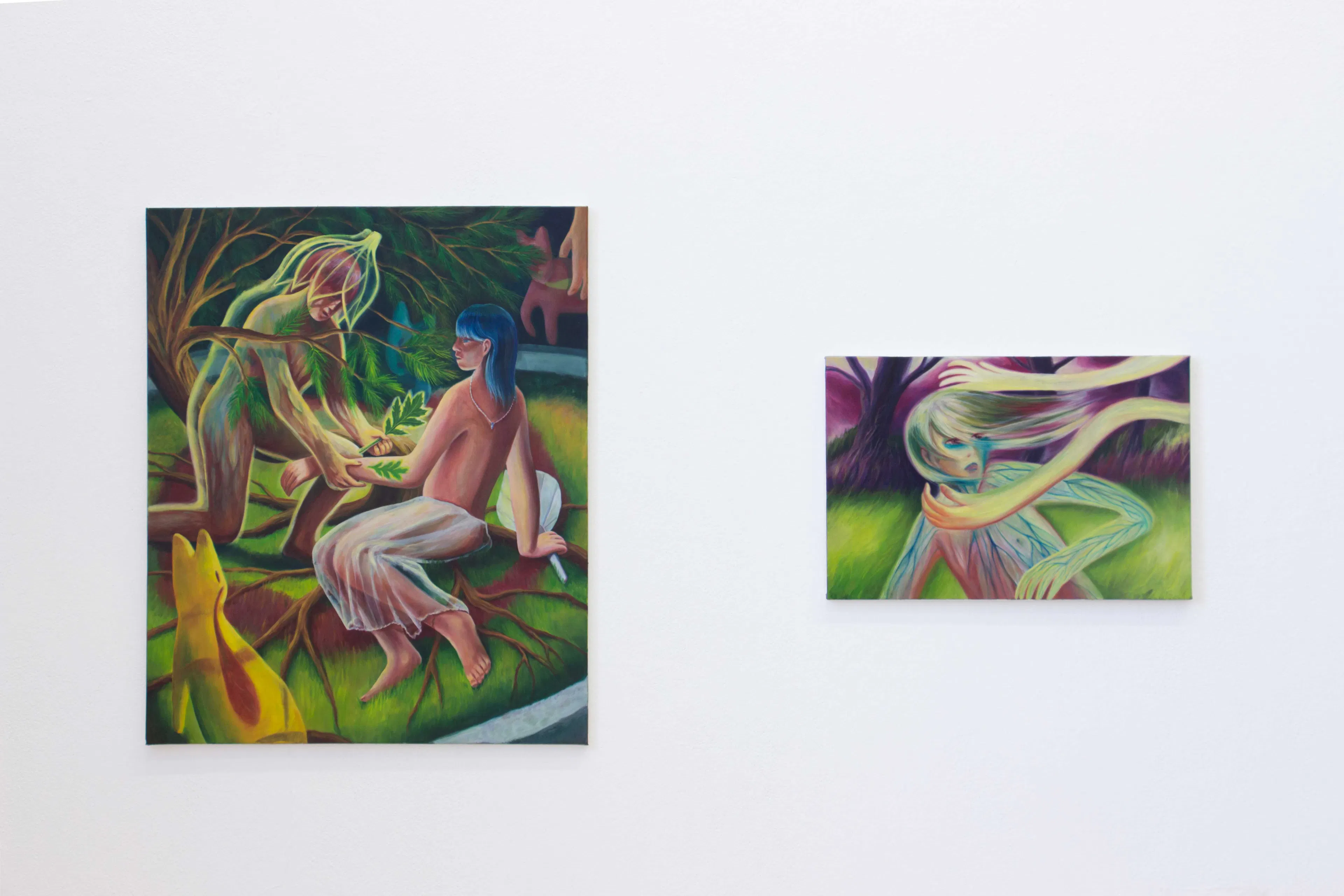 Exhibition view of Jahresausstellung 2024, Academy of Fine Arts, Munich, DE, 21.07 - 28.07.2024