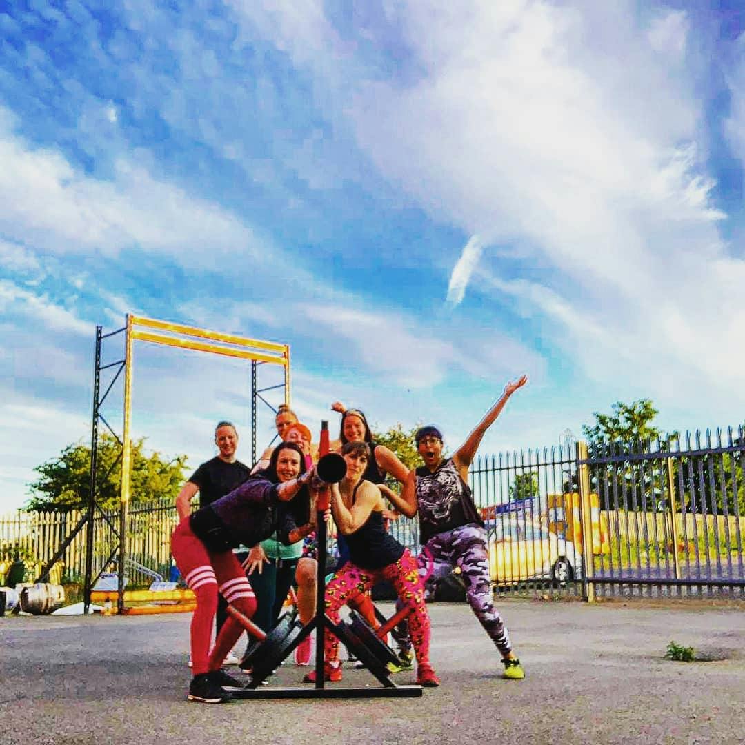 strongwomen posing