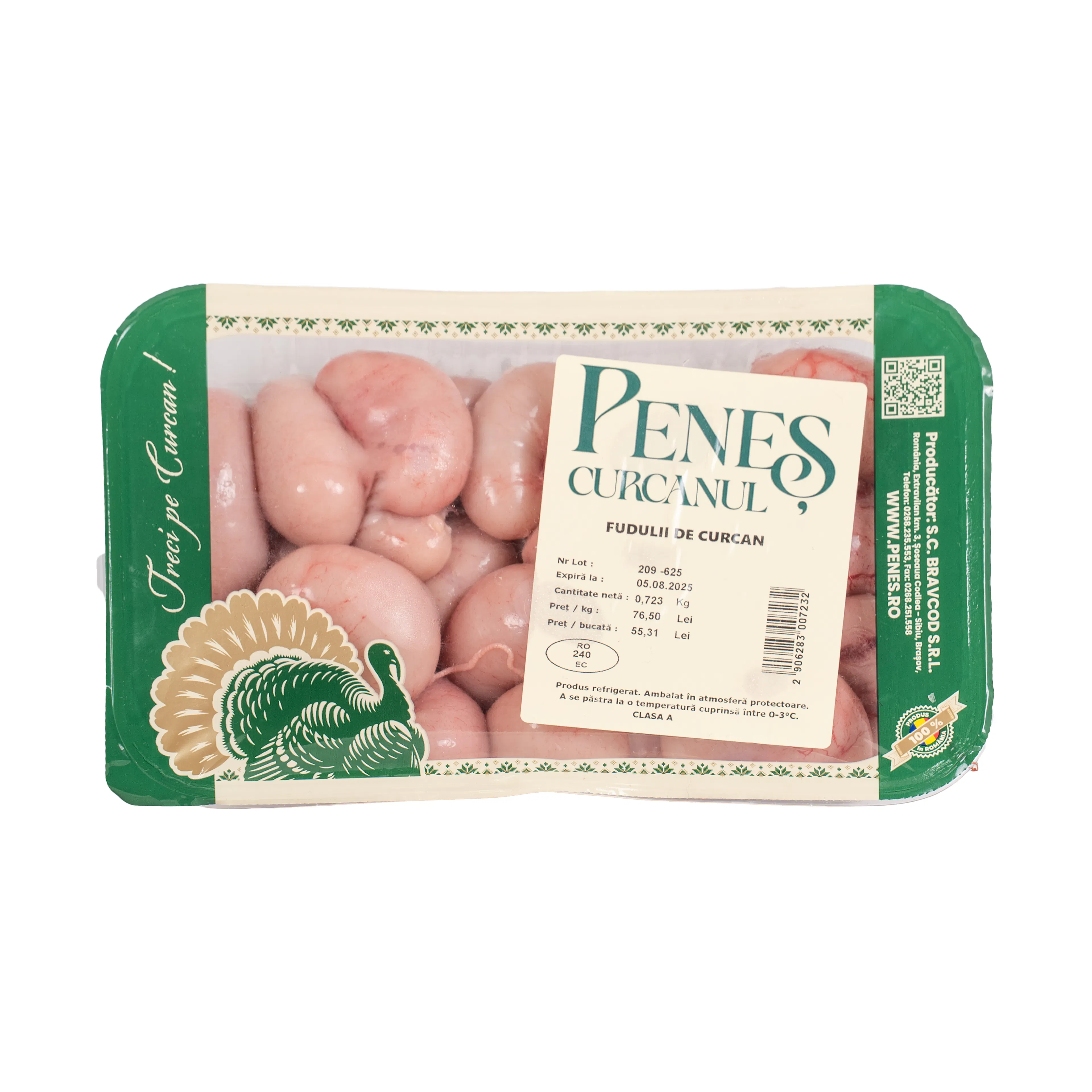 Fudulii de curcan, refrigerate