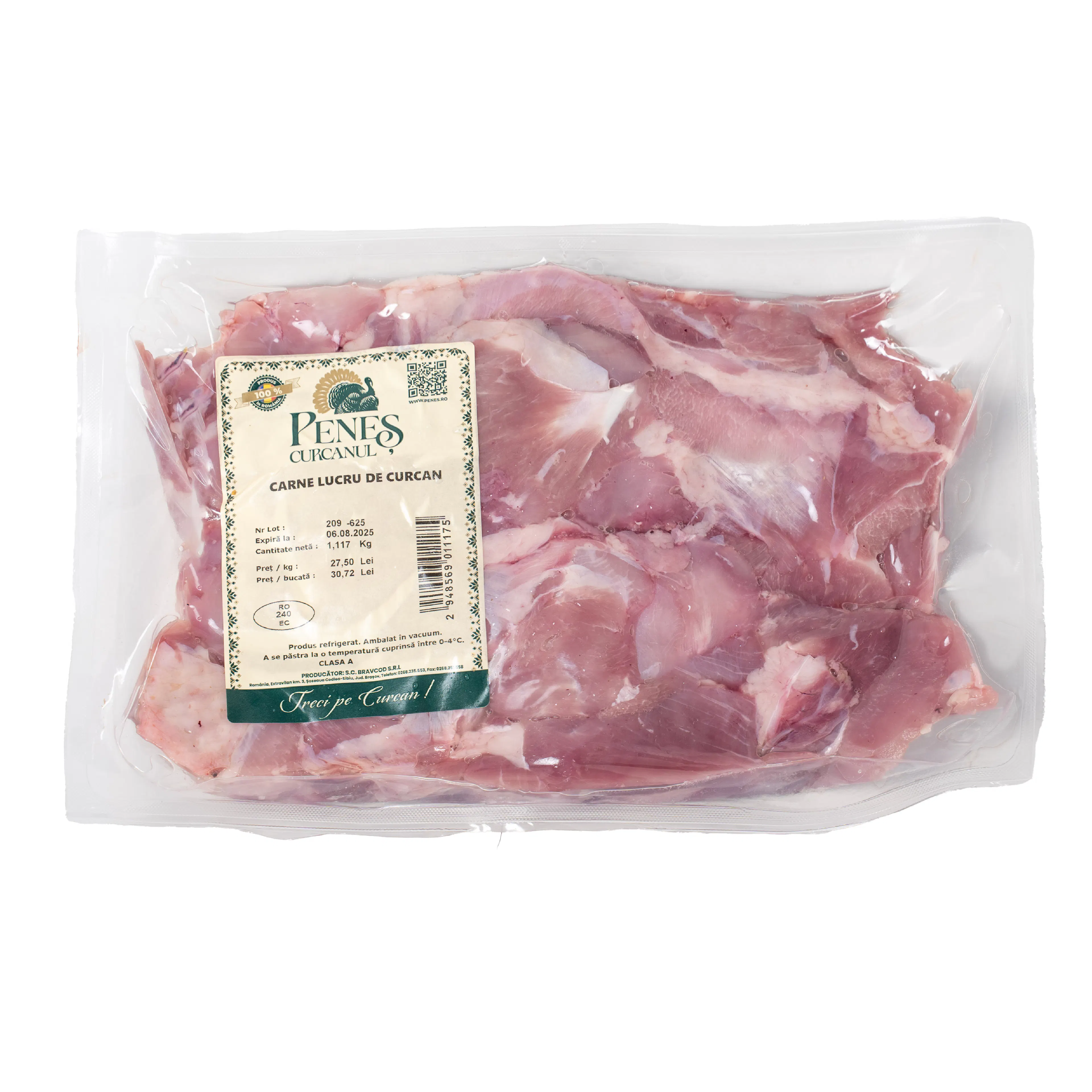 Carne lucru de curcan, refrigerată