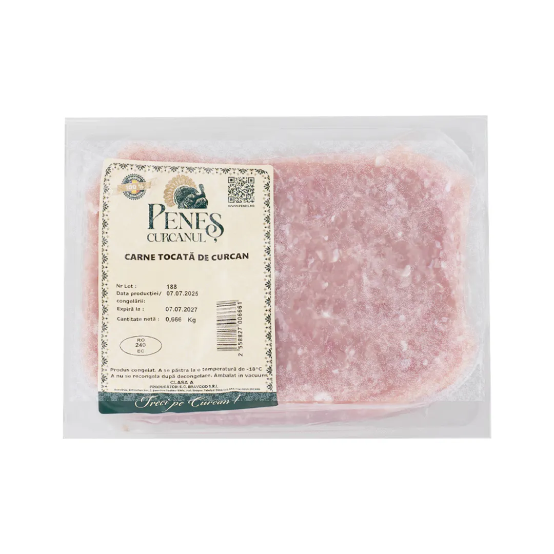 CONGELAT-CARNE TOCATĂ DE CURCAN