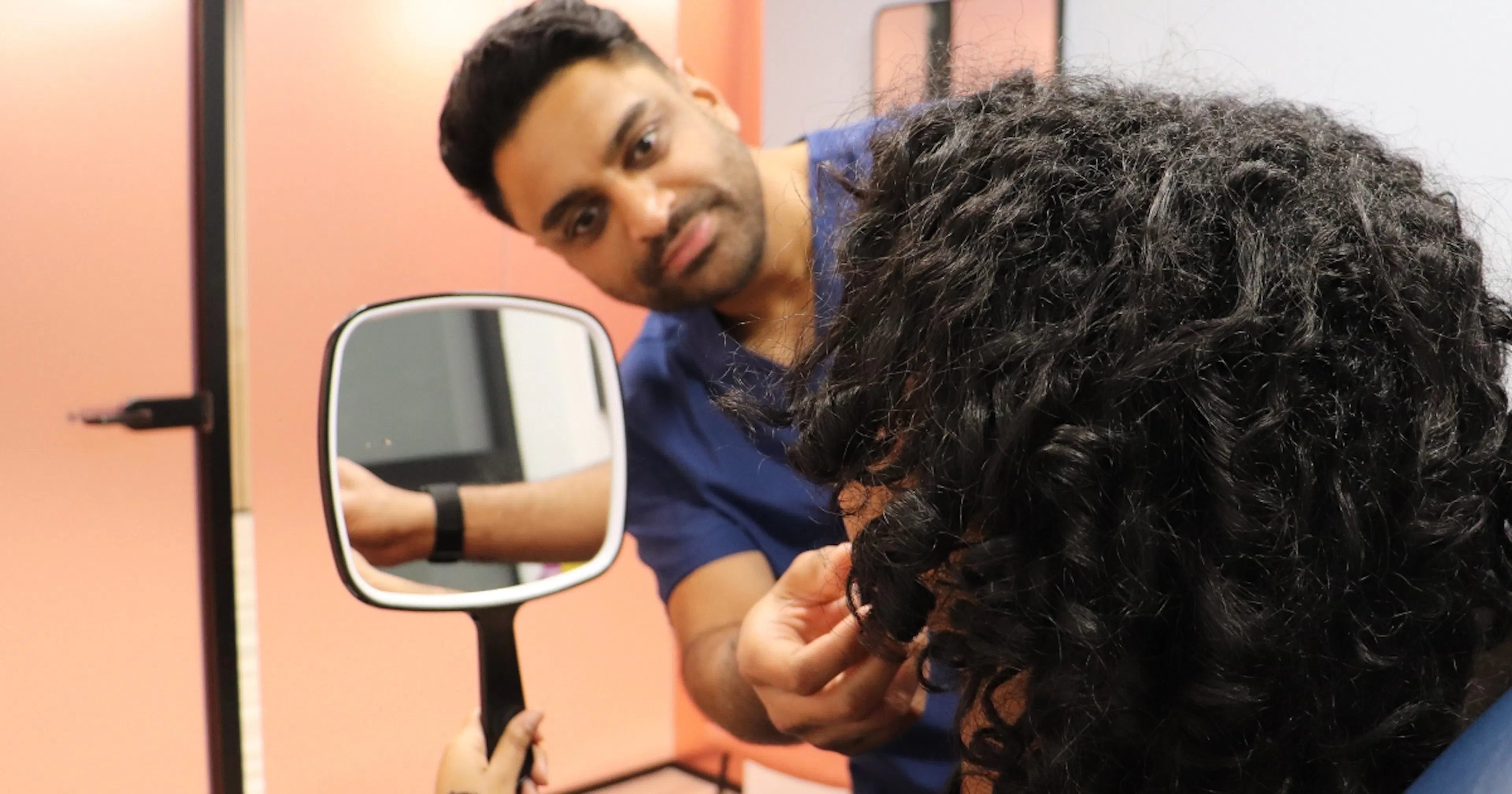 Harley Academy facial assessment consultation before aesthetic treatment during aesthetics training course