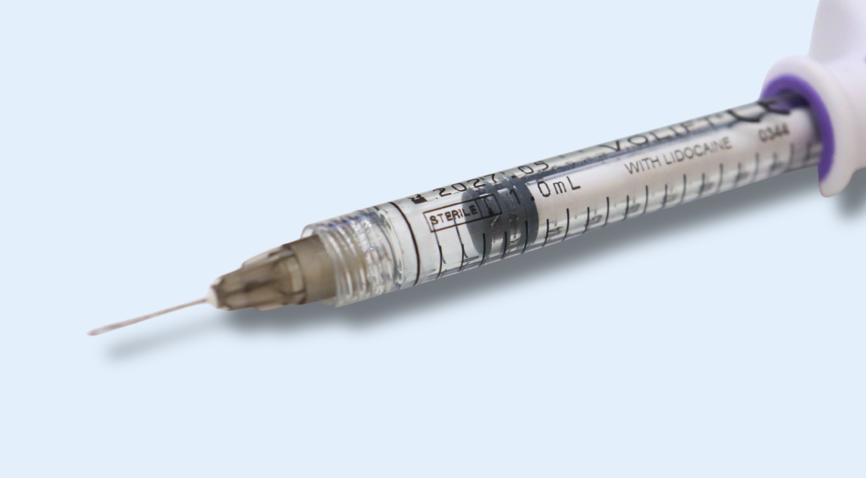 Dermal filler syringe