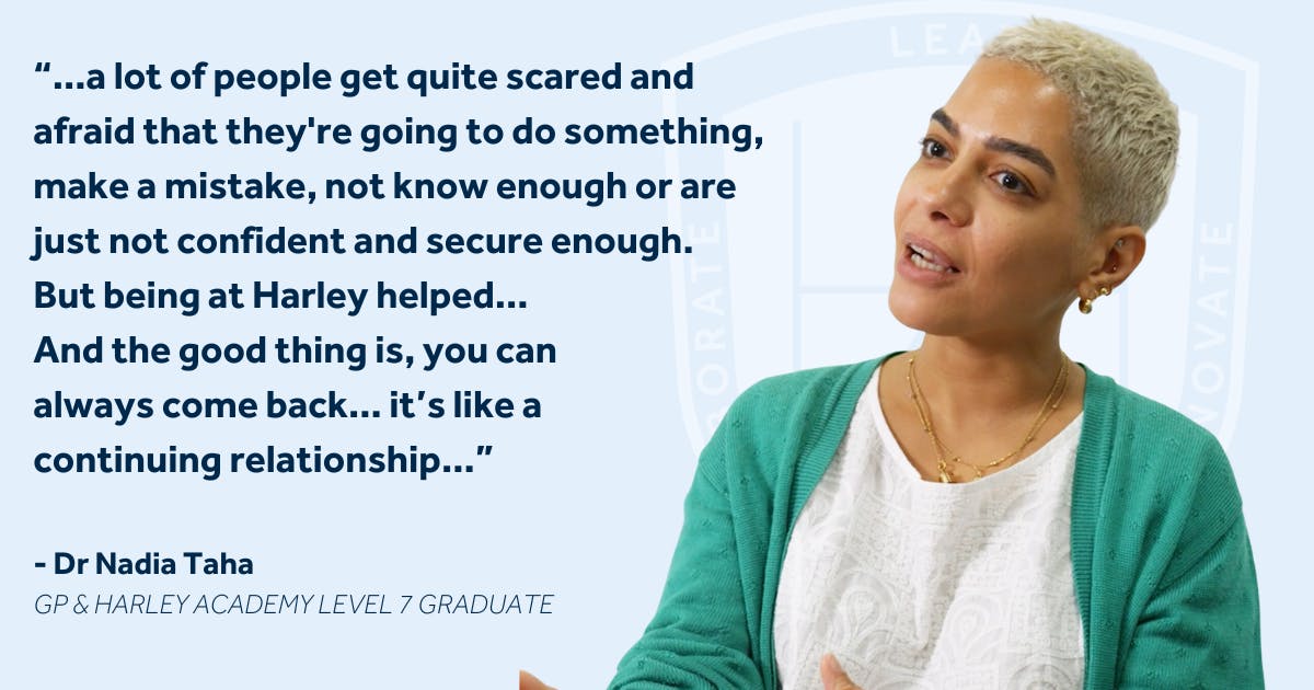 Harley Academy Level 7 Injectables Aesthetics Training Qualification Testimonial Dr Nadia Taha