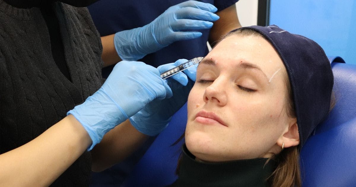 correcting eyebrow asymmetry with botox