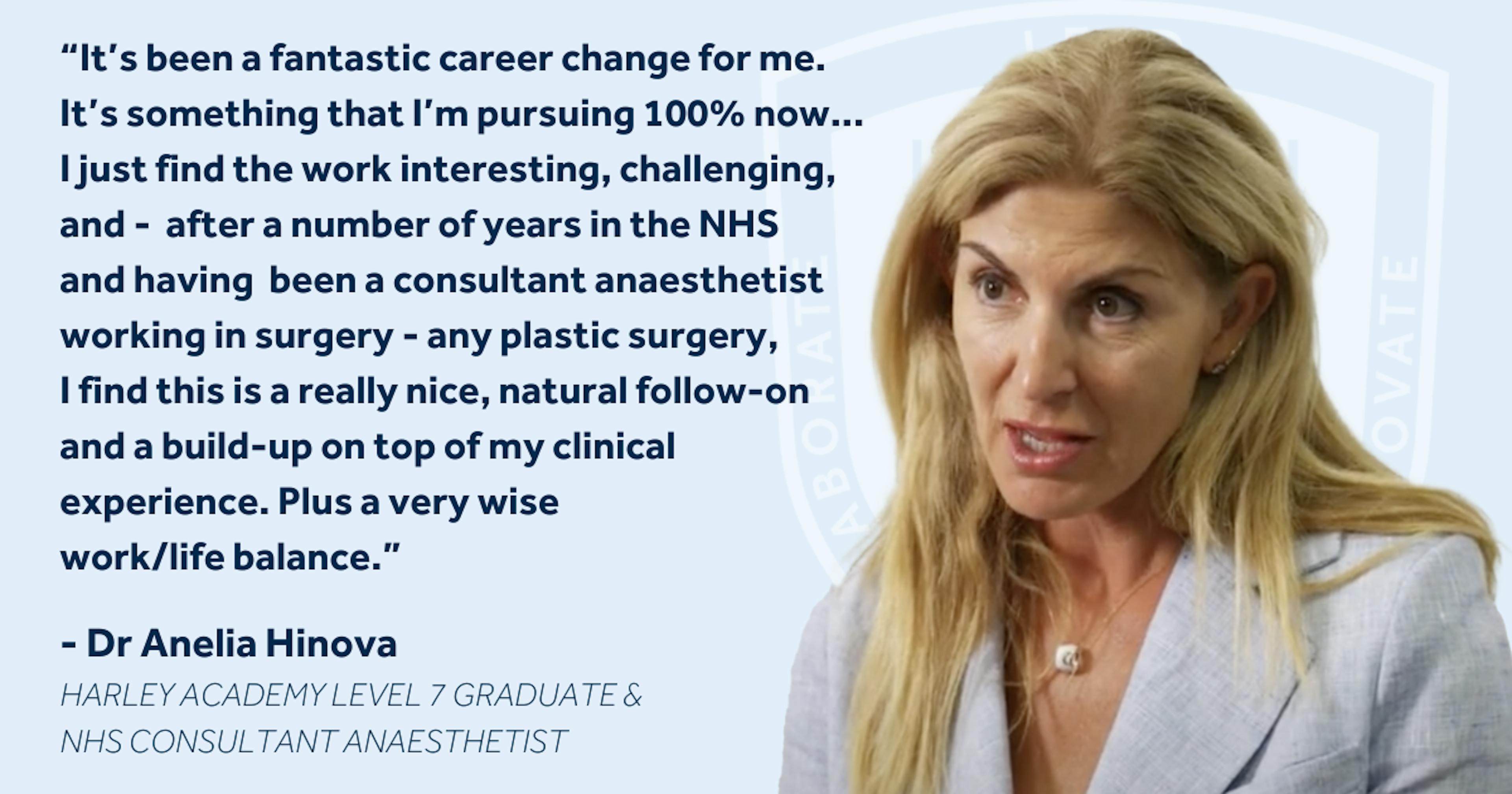 Cosmetic Doctor Anelia Hinova Combined Level 7 Diploma Botox Dermal Fillers Injectables Cosmetic Dermatology Testimonial