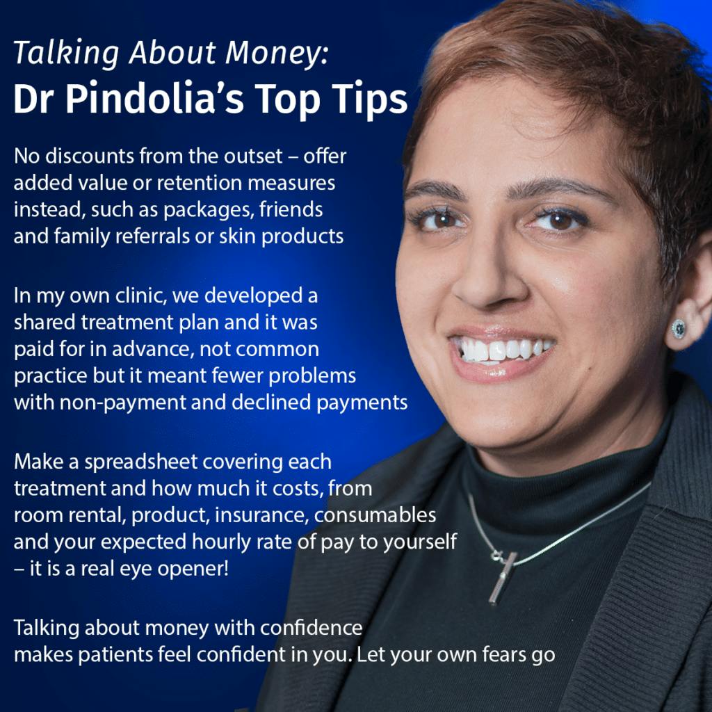 Talking About Money with Patients Aesthetics Specialists Advice Dr-Kalpna