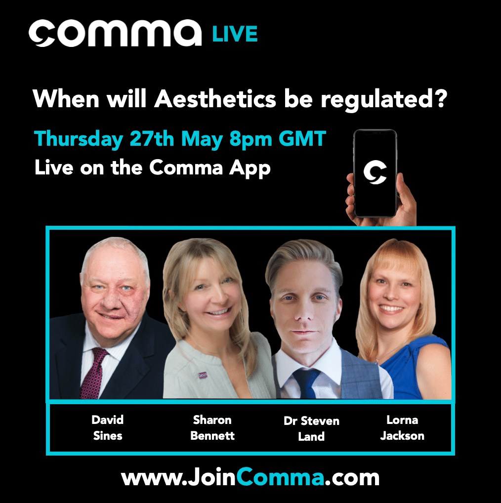 COMMA JCCP UK Aesthetics Industry Regulatory Debate