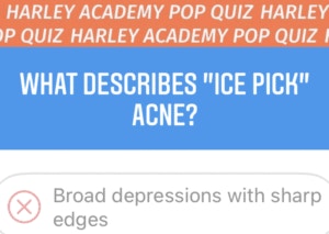 HA Pop Quiz: Acne Presentations