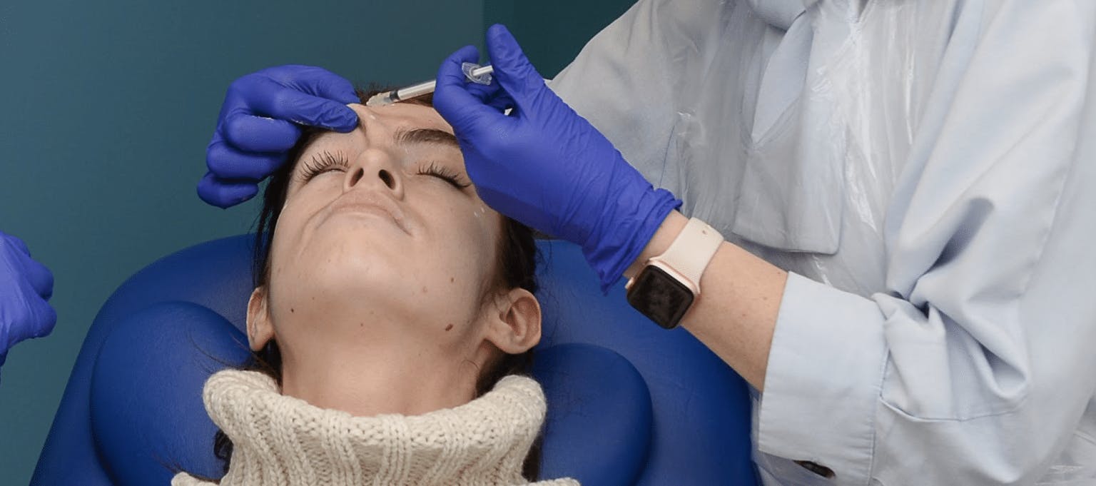 Treating Forehead Lines botulinum toxin training