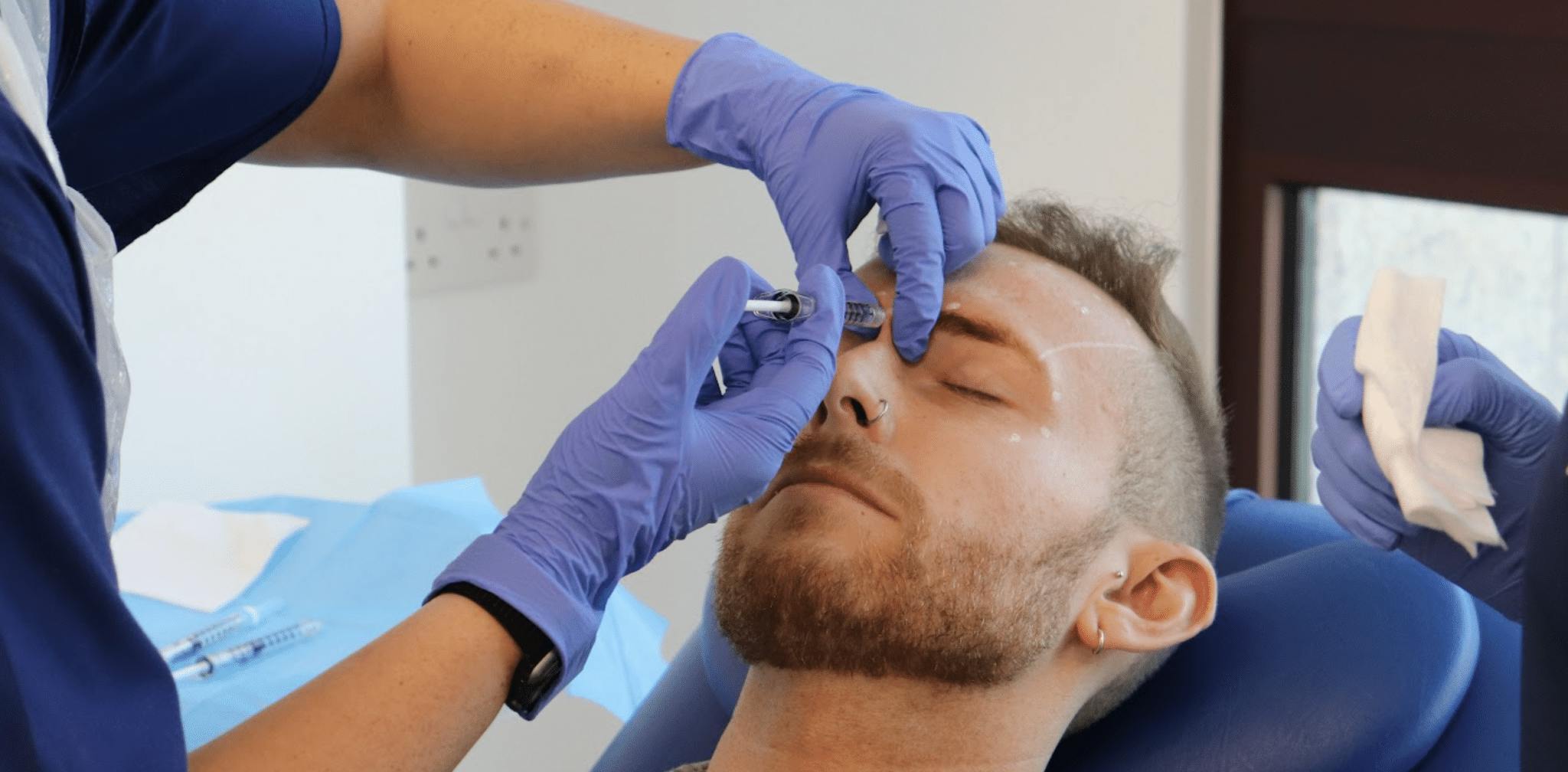 Administering Botox to Male Patients Harley Academy