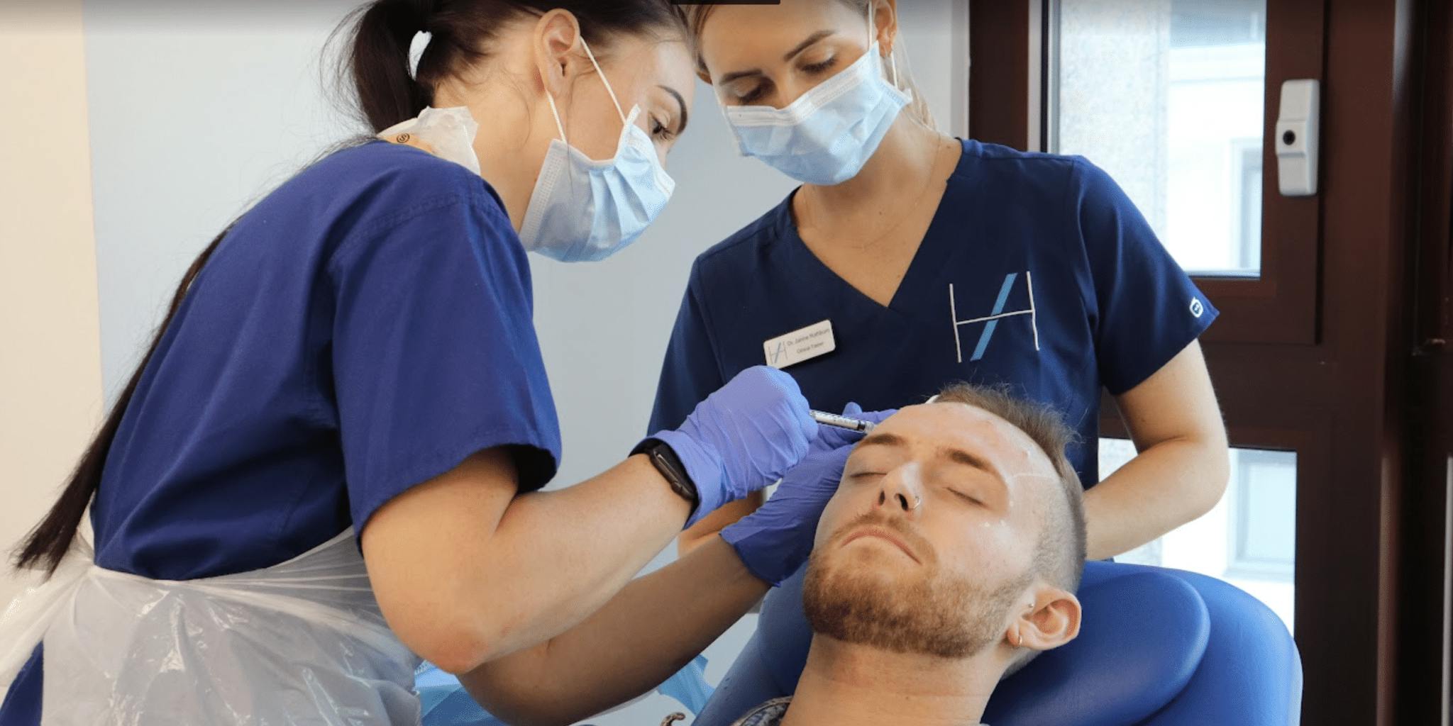 Administering Botox to Male Patients