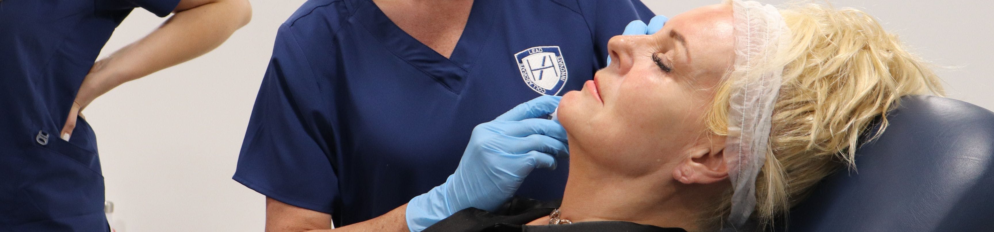 Dermal filler training at Harley Academy in the City of London