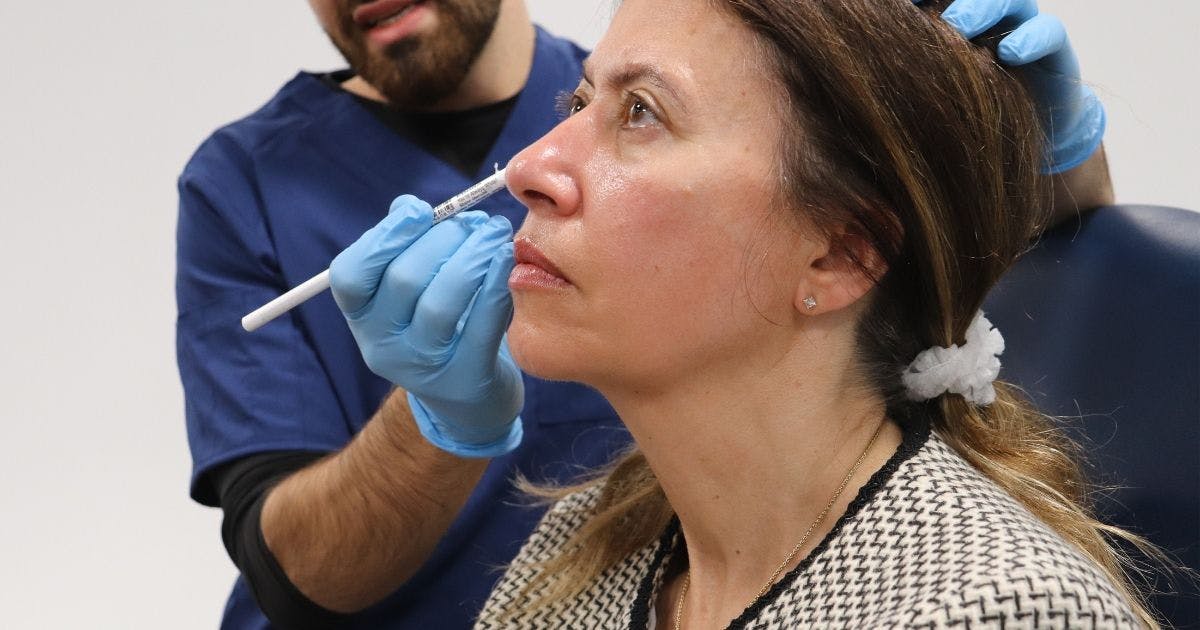 Marking up demonstration during filler training