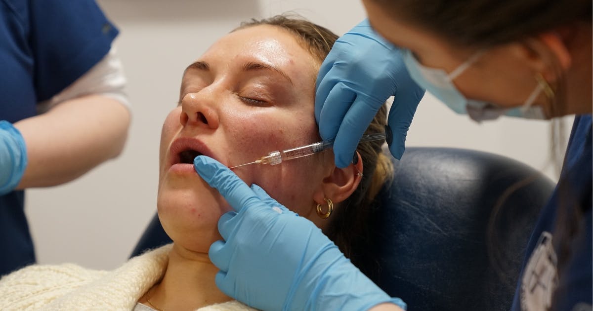 Lip Filler Level 7 injectables mentoring at Harley Academy