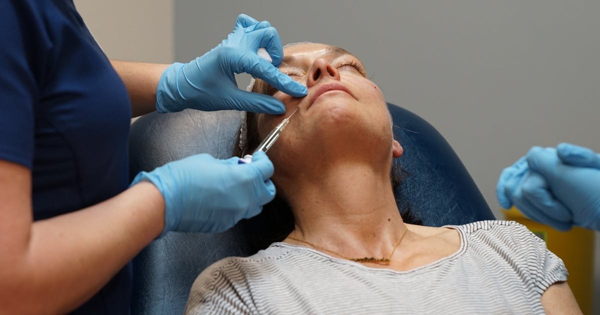 Nasolabial fold filler course at Harley Academy London