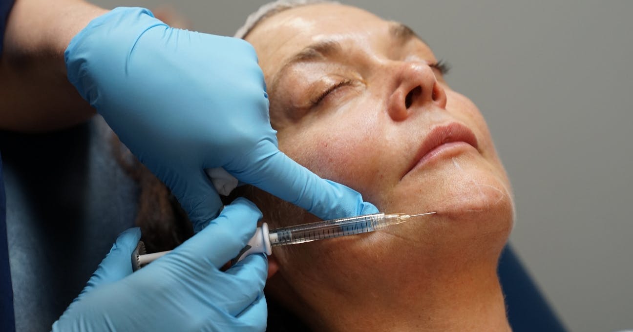 lower face jawline contouring injections Harley Academy