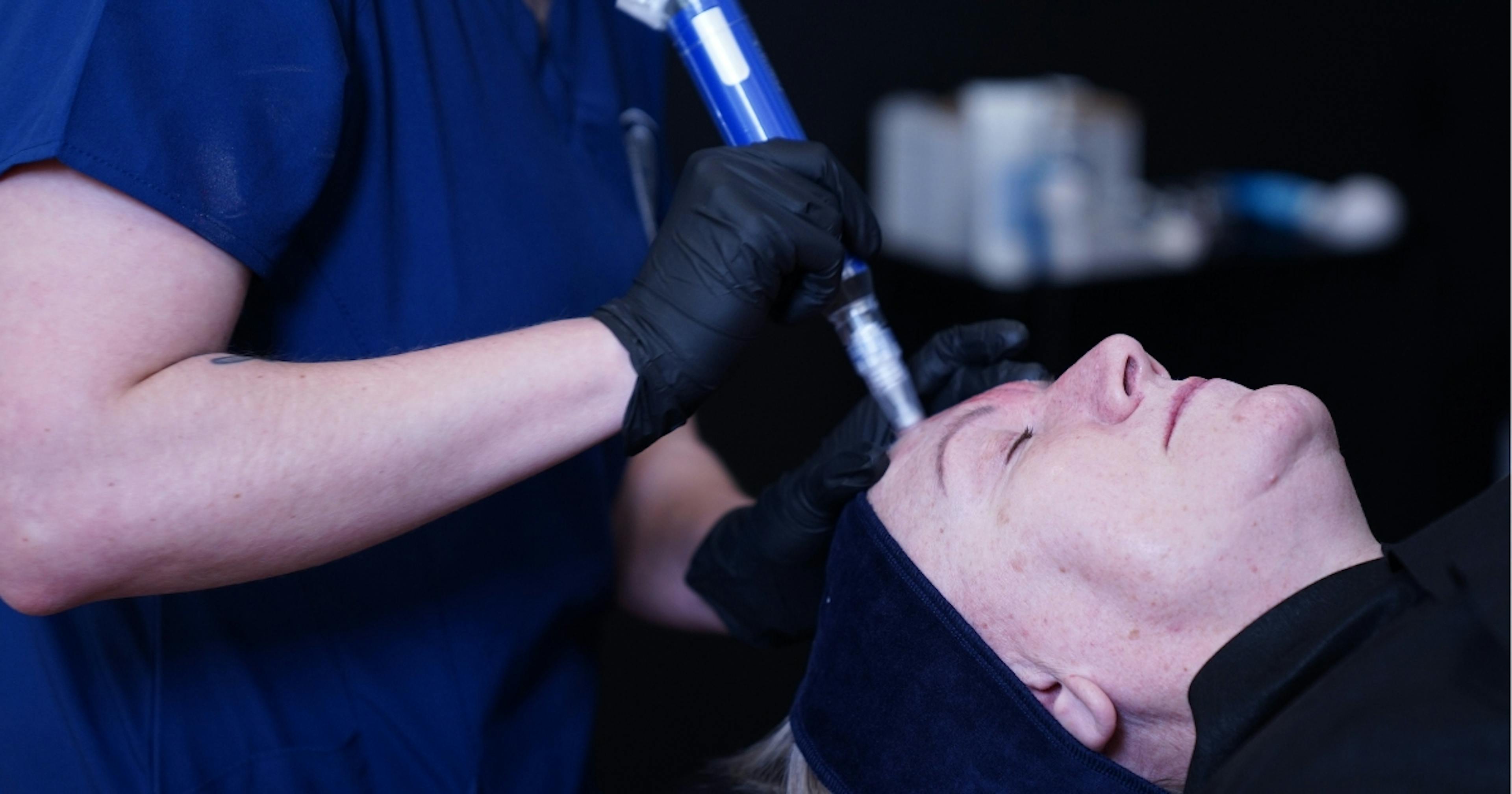 Microneedling course at Harley Academy London