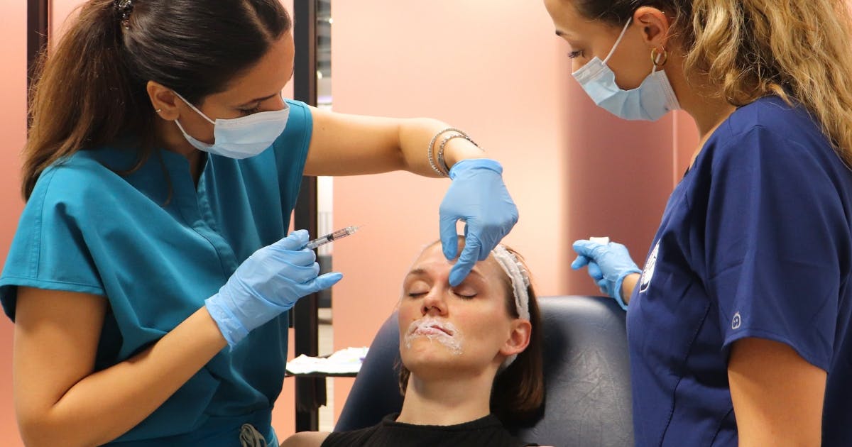 glabella BOTOX course at Harley Academy London