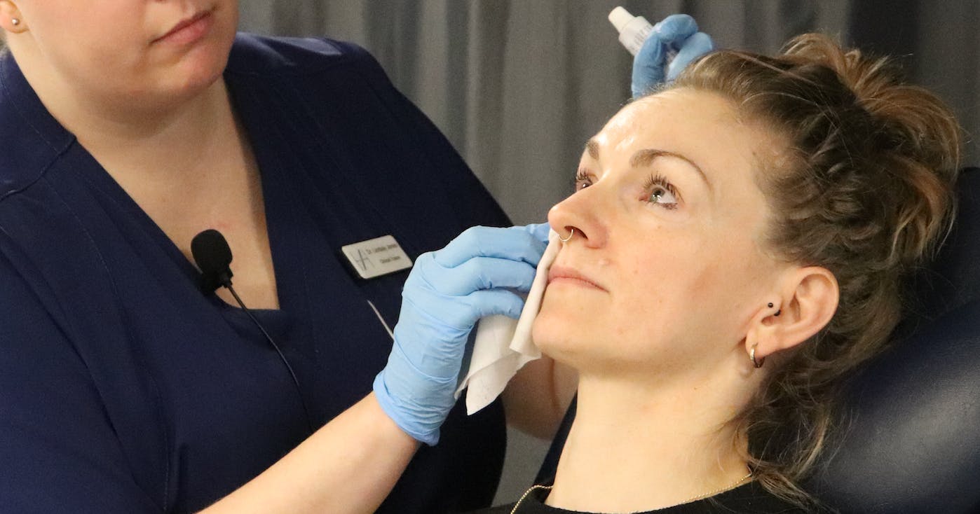 How to clean Aesthetics Patients’ faces properly