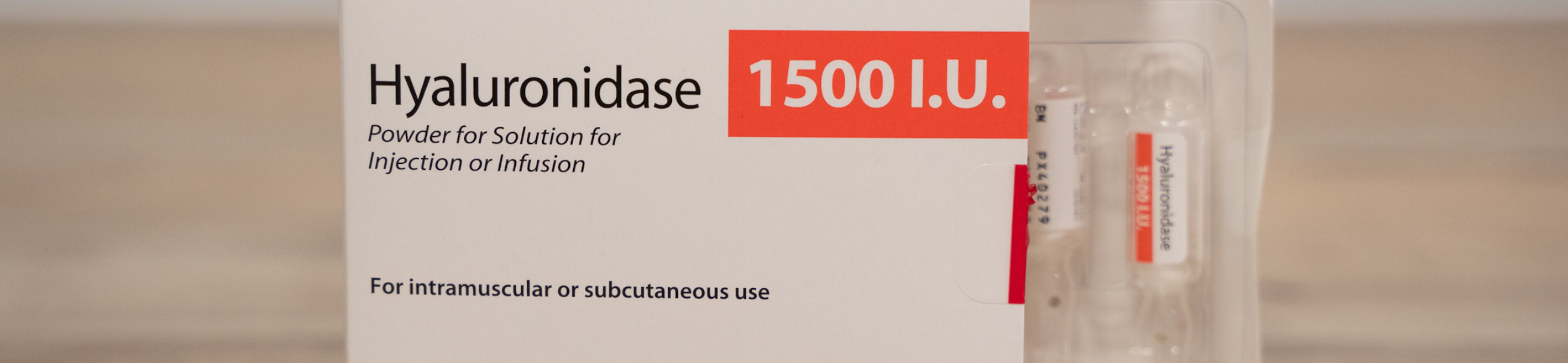 Managing aesthetics complications - hyaluronidase