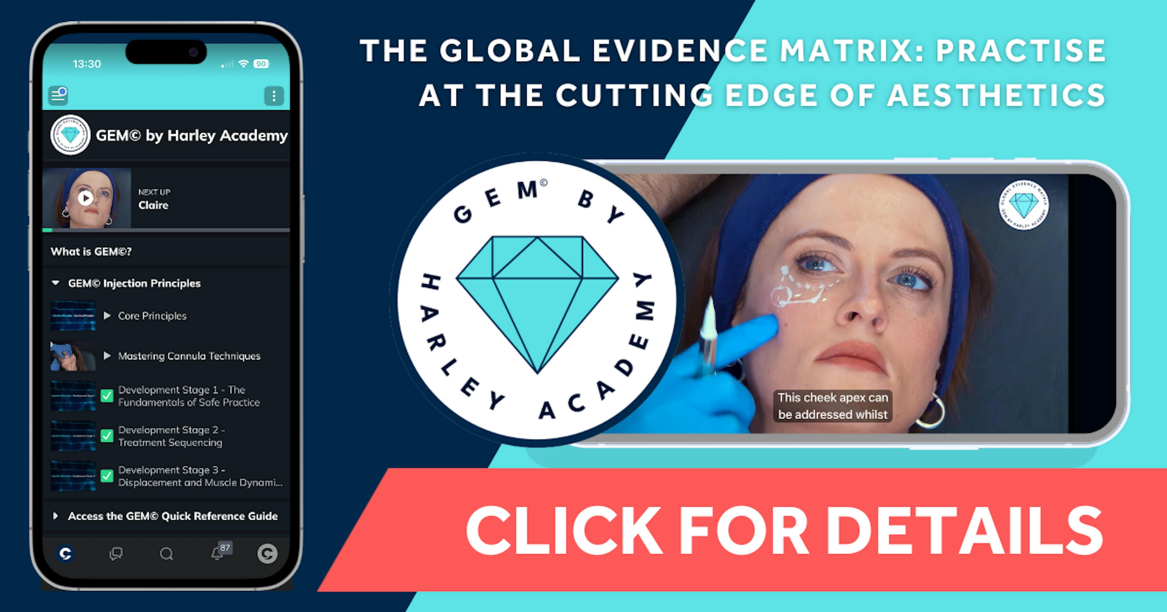 GEM by Harley Academy app for aesthetic medicine practitioners