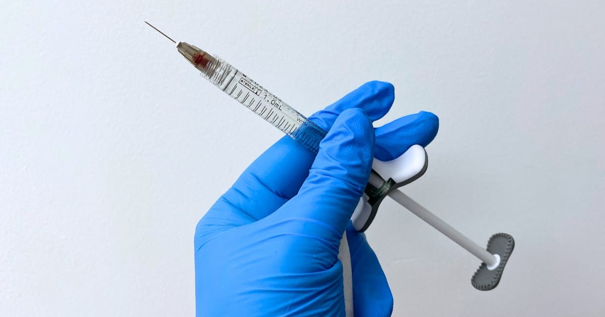 Positive aspiration before filler treatment