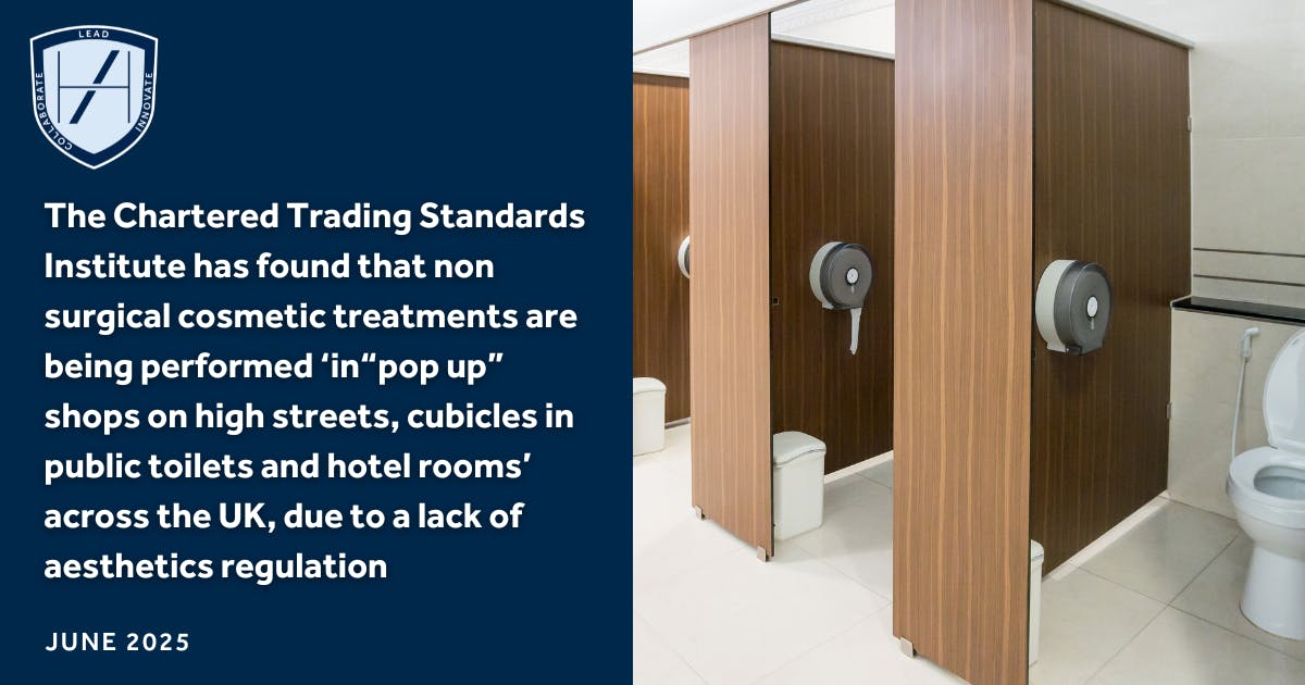 Trading Standards finds uk aesthetic treatments being performed in public toilets